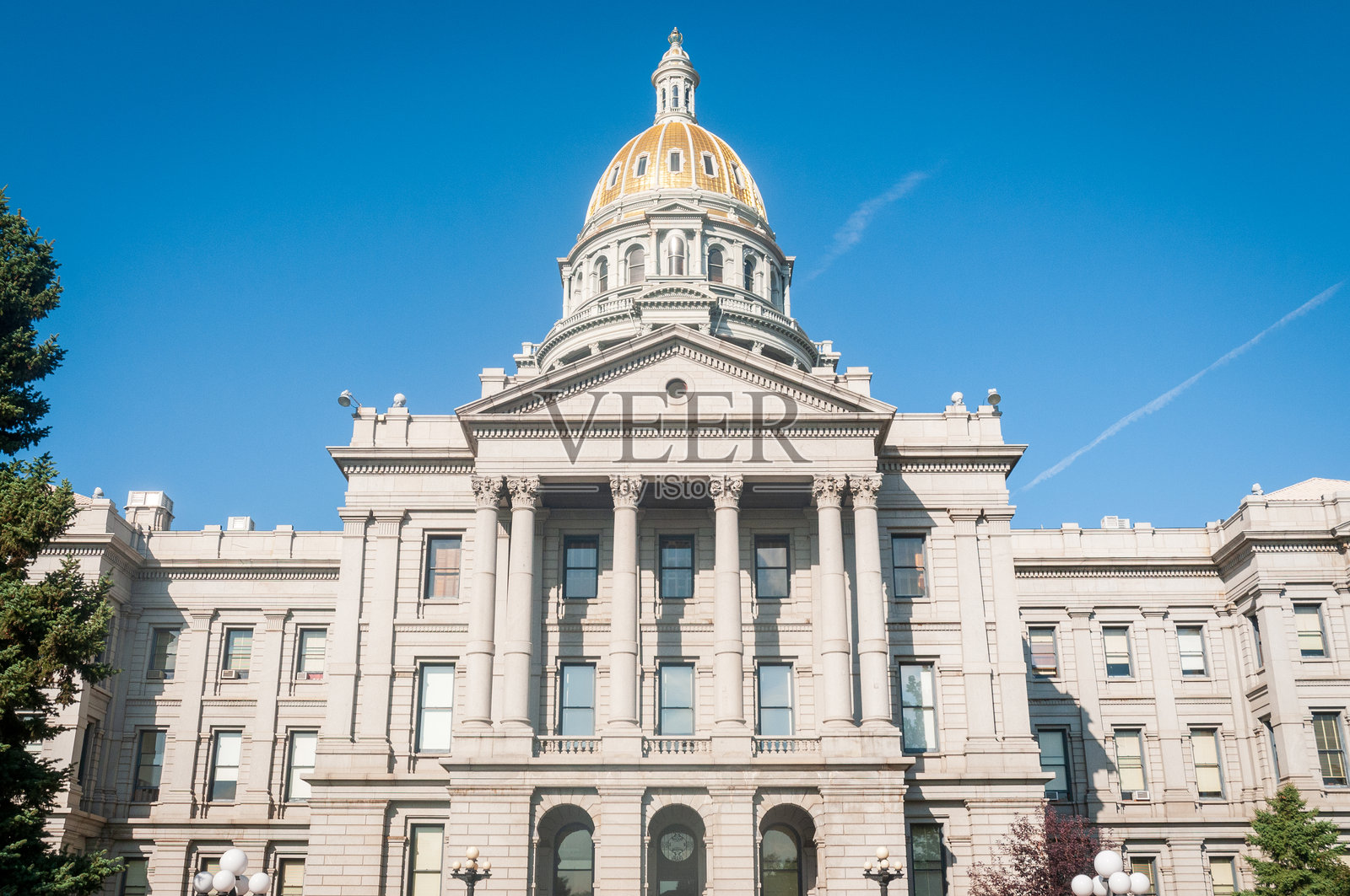 科罗拉多州国会大厦外部照片摄影图片