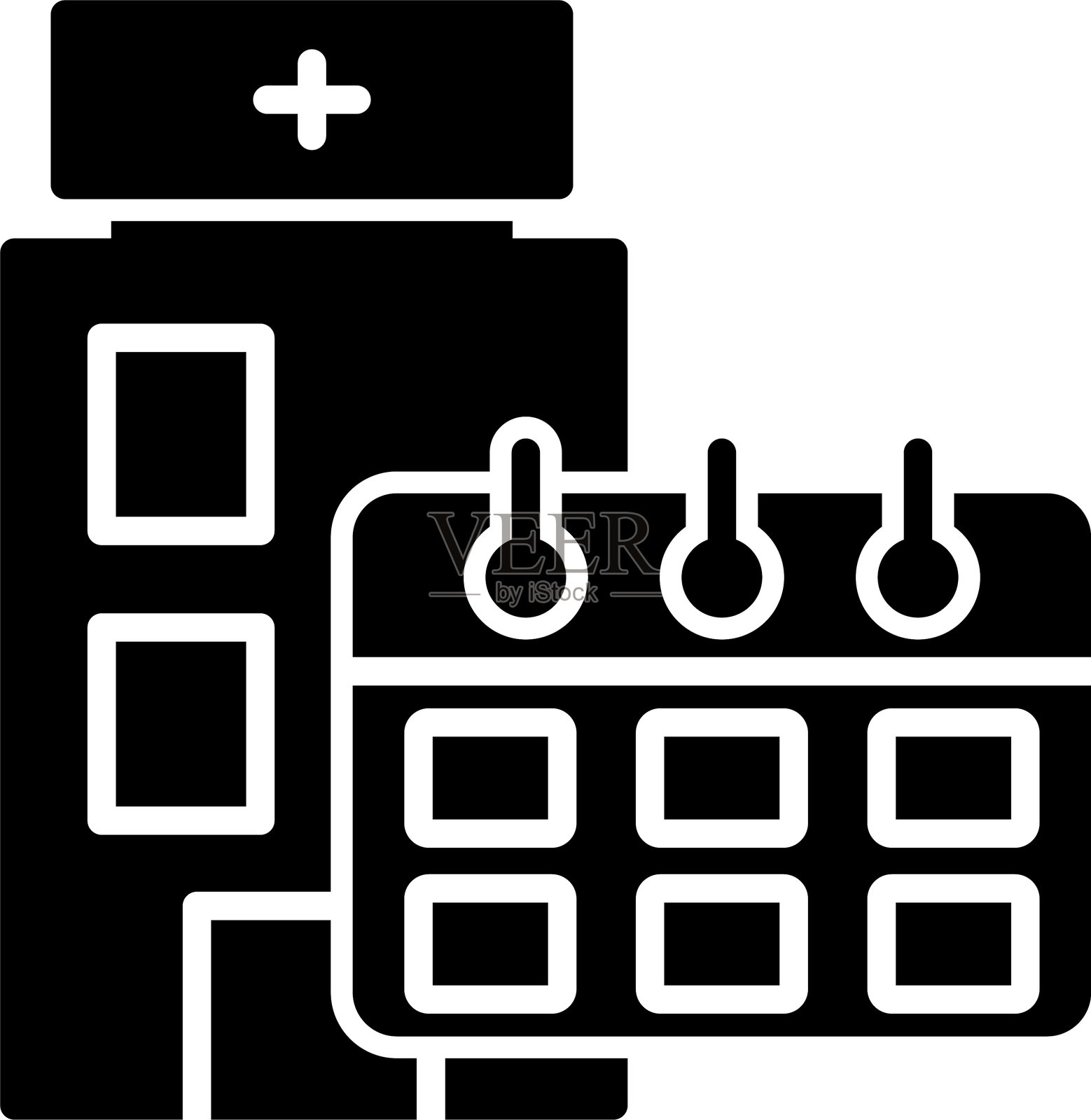 医院图标插画图片素材