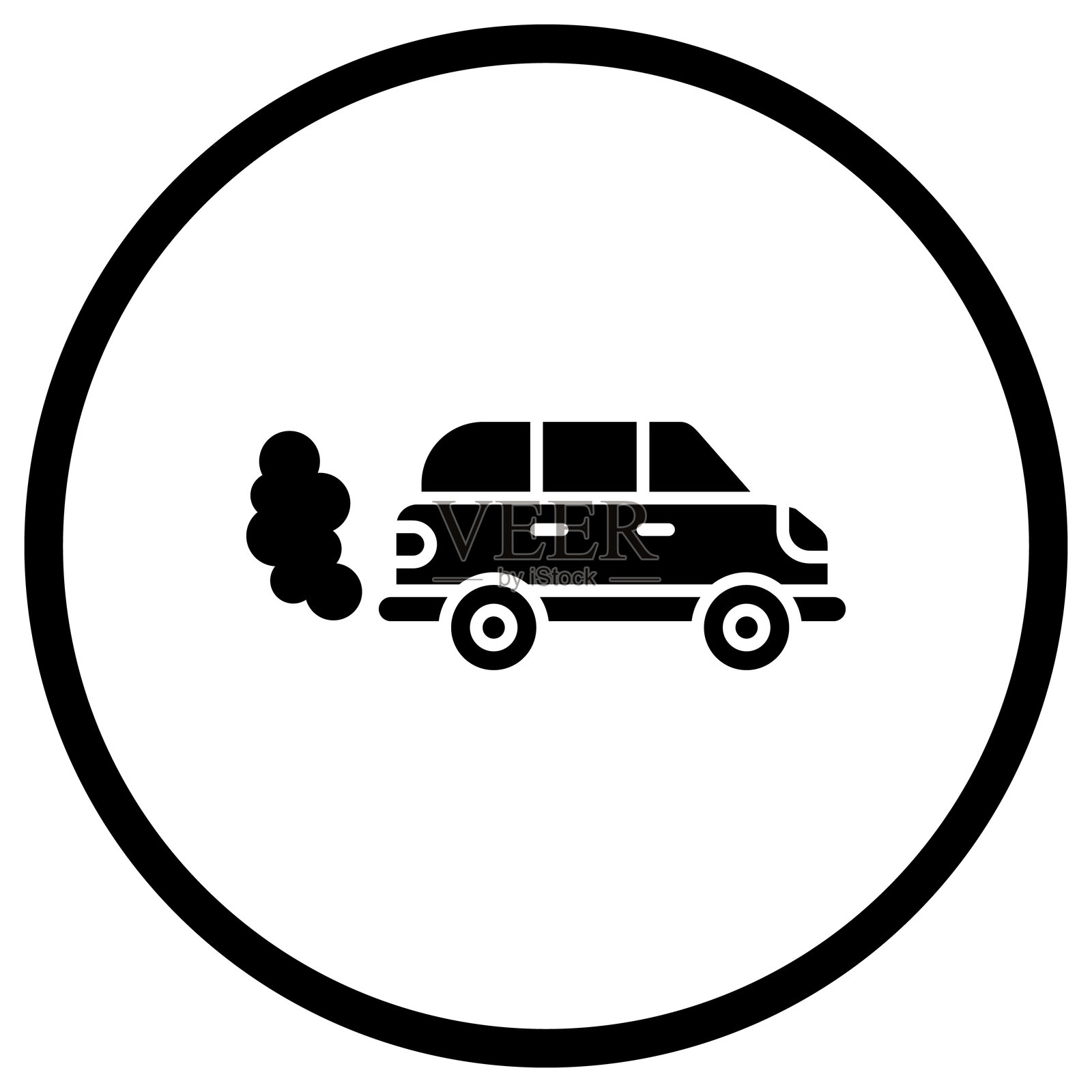 烟雾矢量图标设计插图插画图片素材