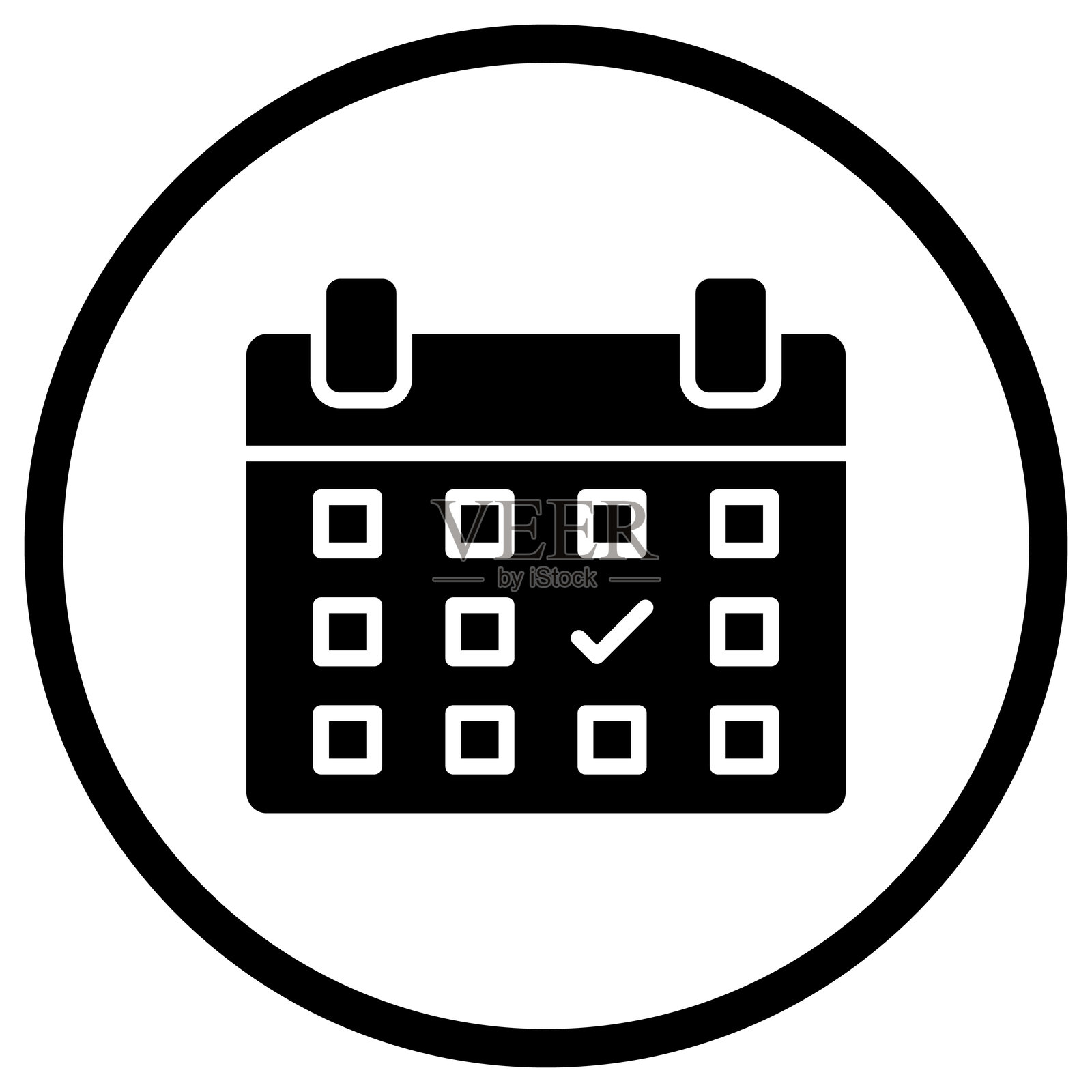 日历矢量图标设计插图插画图片素材