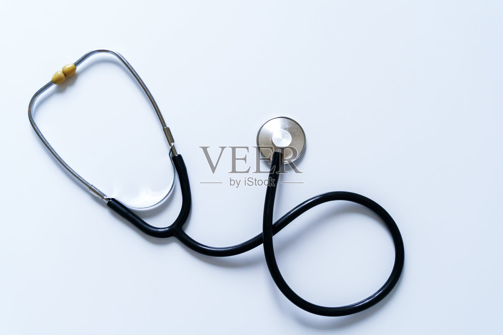 听诊器医疗横幅背景。医疗保健、分析、治疗技术照片摄影图片