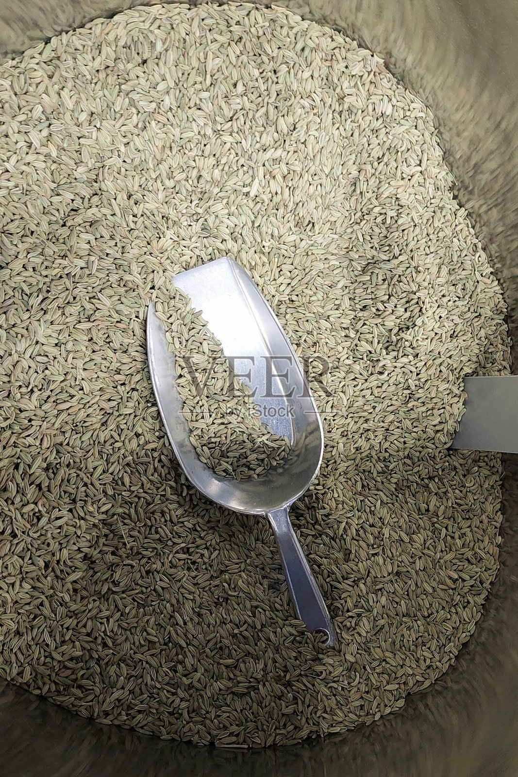 新鲜干净的茴香种子特写视图照片摄影图片