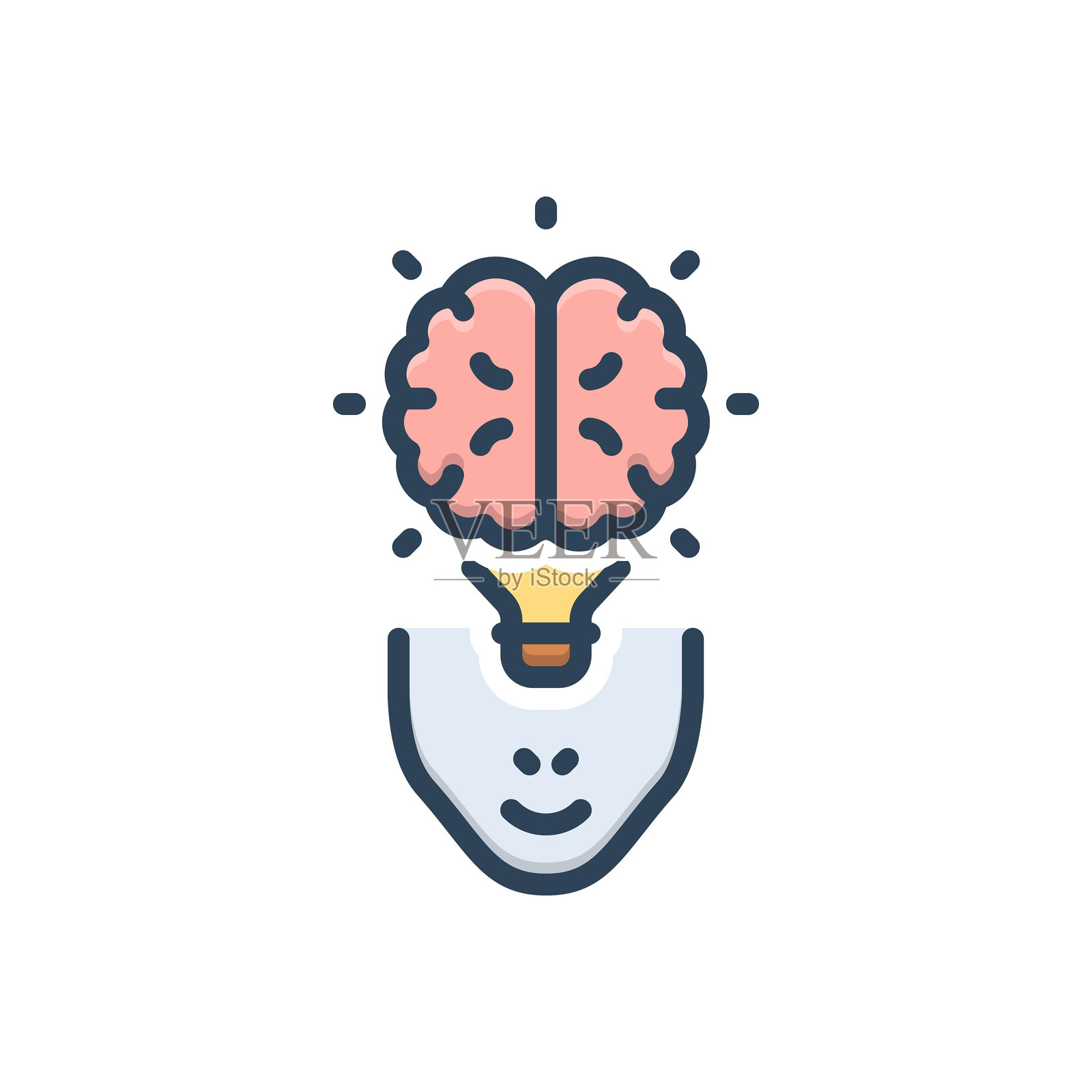 创意头脑风暴插画图片素材