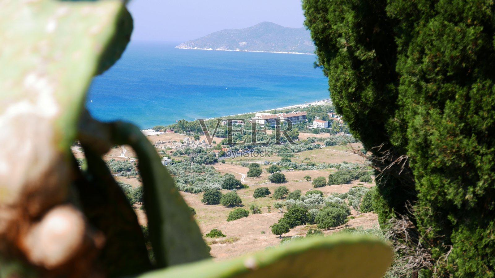 希腊的萨摩斯岛照片摄影图片