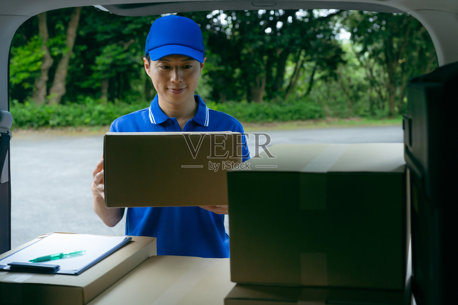 运输工人照片摄影图片