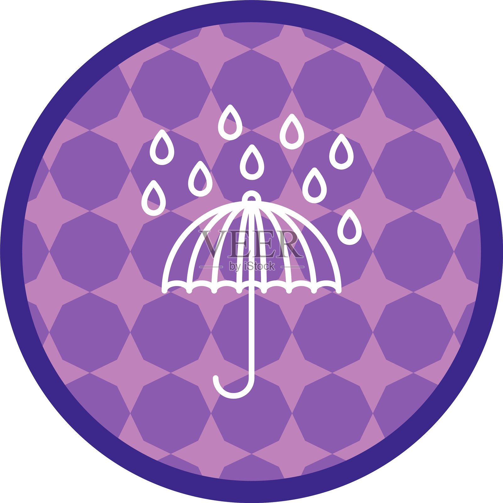 雨水图标插画图片素材