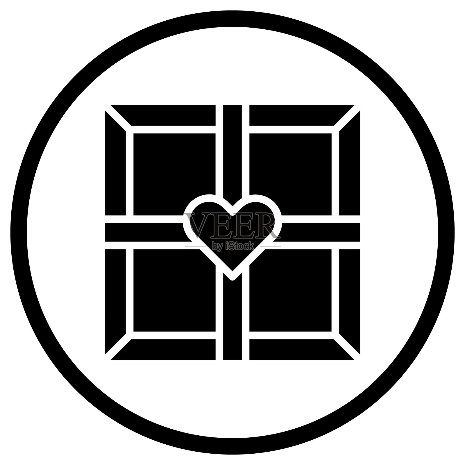 巧克力盒矢量图标设计插图插画图片素材