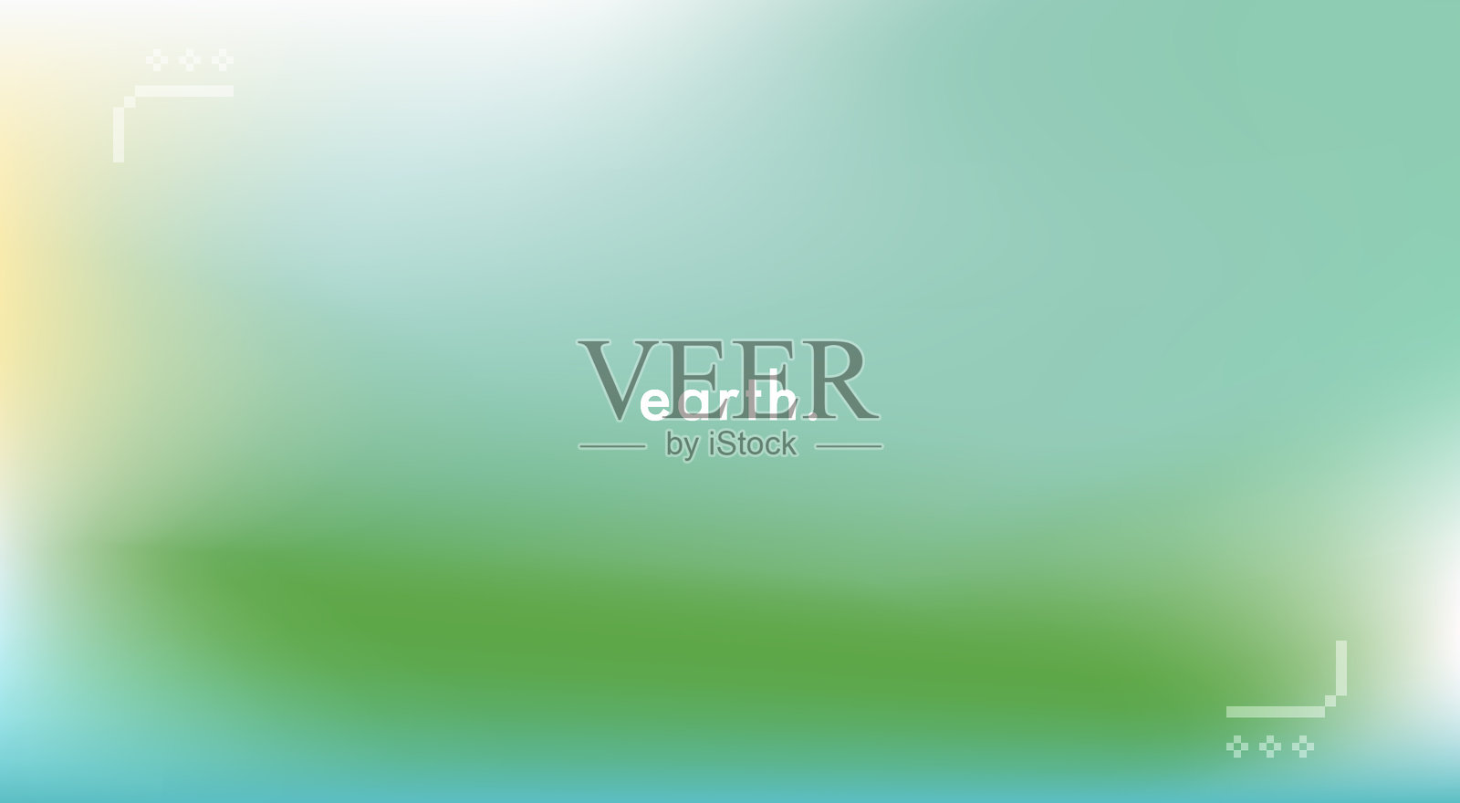 绿色和蓝色的地球抽象渐变背景插画图片素材