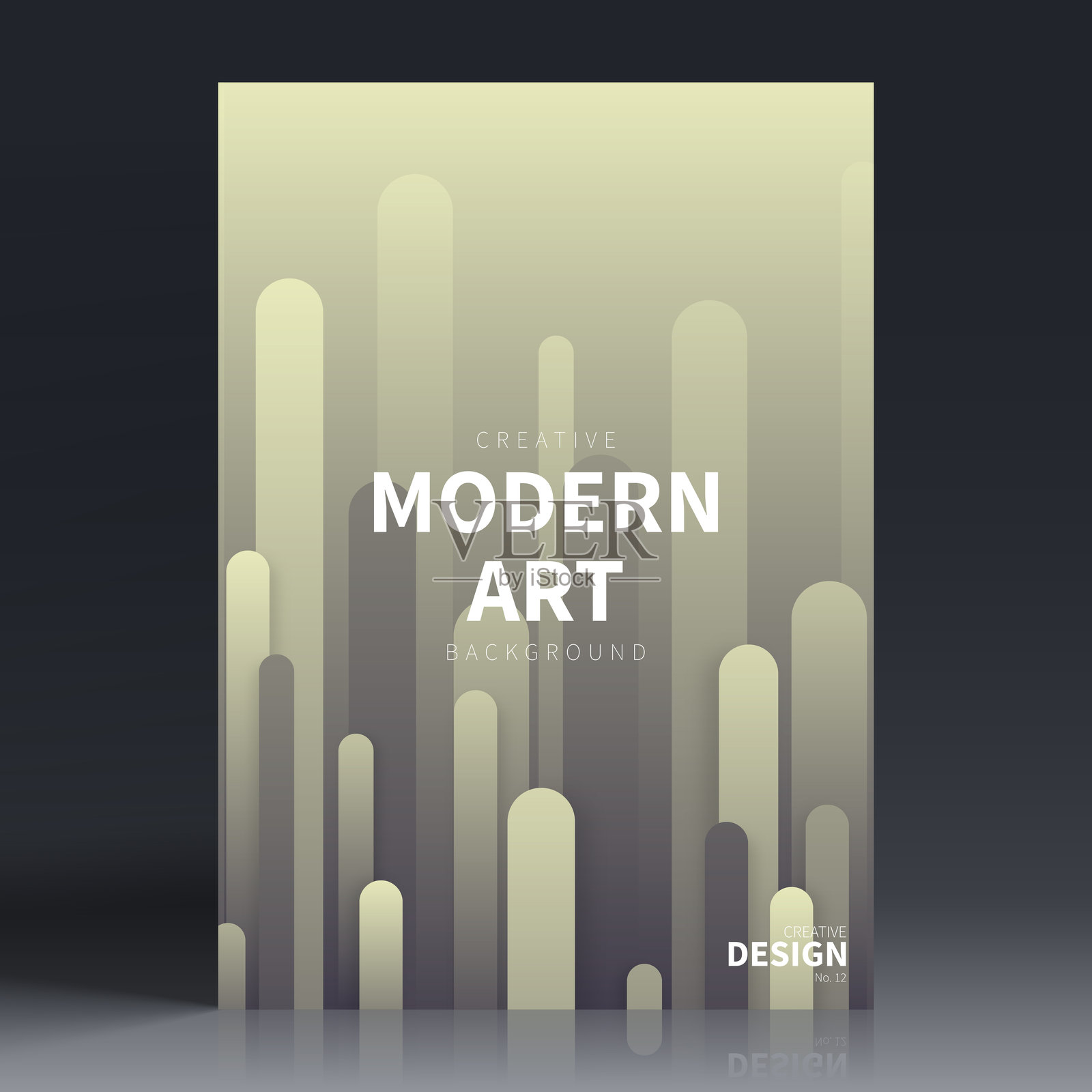 宣传册模板布局，灰色封面设计，商业年度报告，传单，杂志插画图片素材