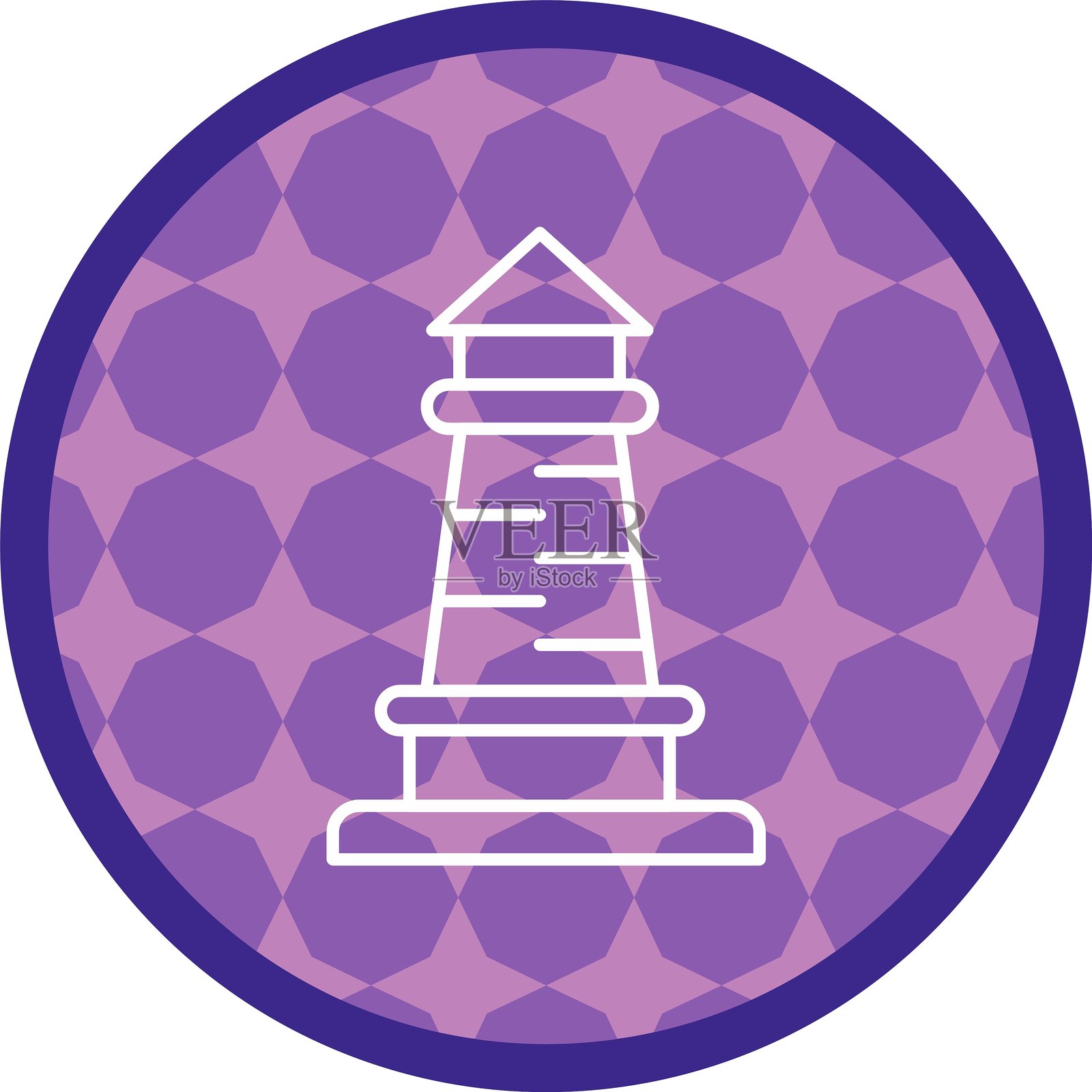 灯塔图标插画图片素材