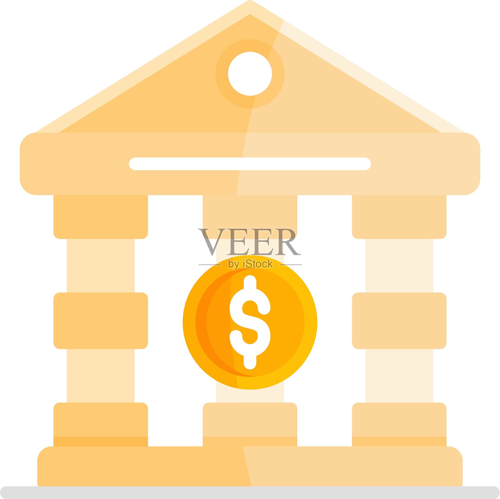 银行图标插画图片素材