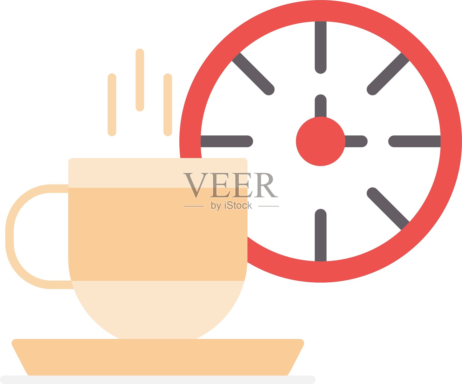 咖啡休息图标插画图片素材