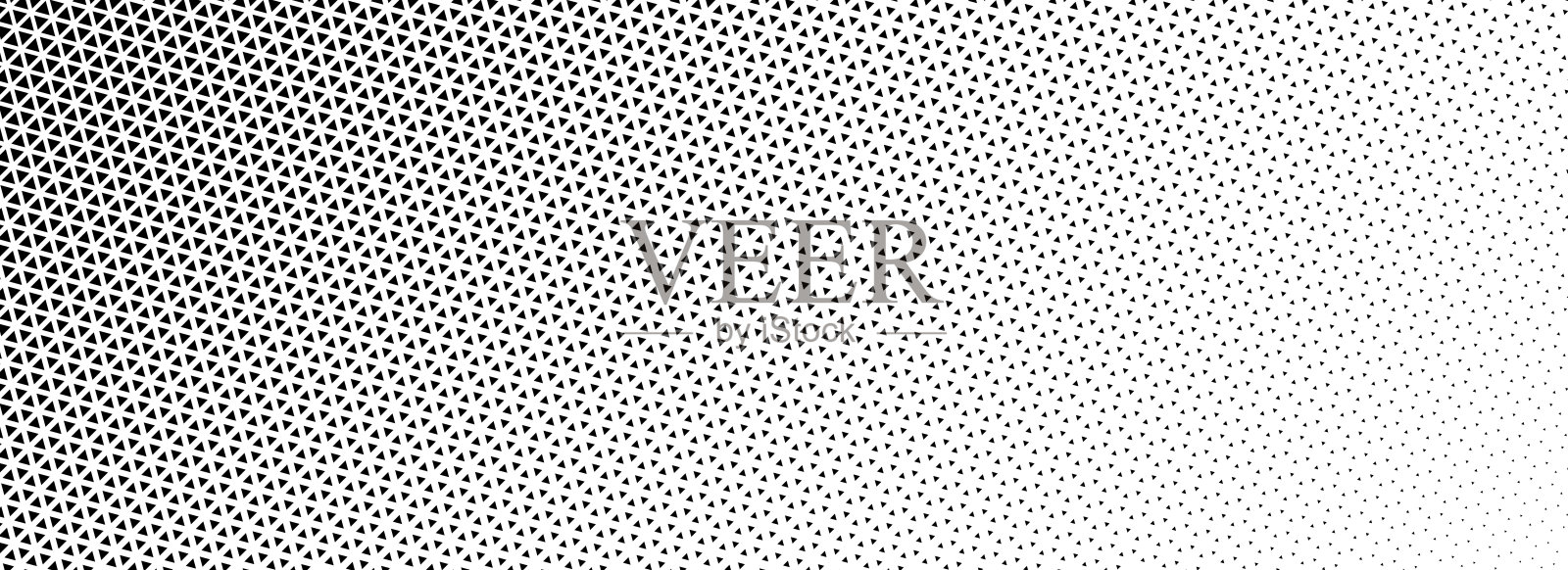 三角形半色调渐变背景。几何三角形科技图案纹理。抽象渐变消失的墙纸。用于传单、海报、横幅、小册子的矢量消失马赛克波普艺术背景。插画图片素材