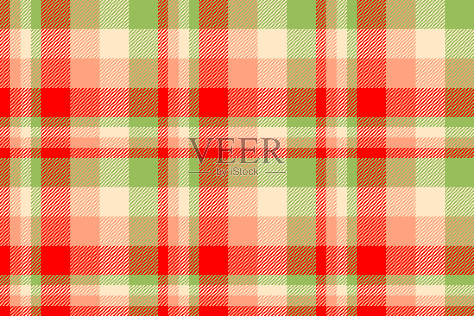 格子图案的圣诞节设计插画图片素材