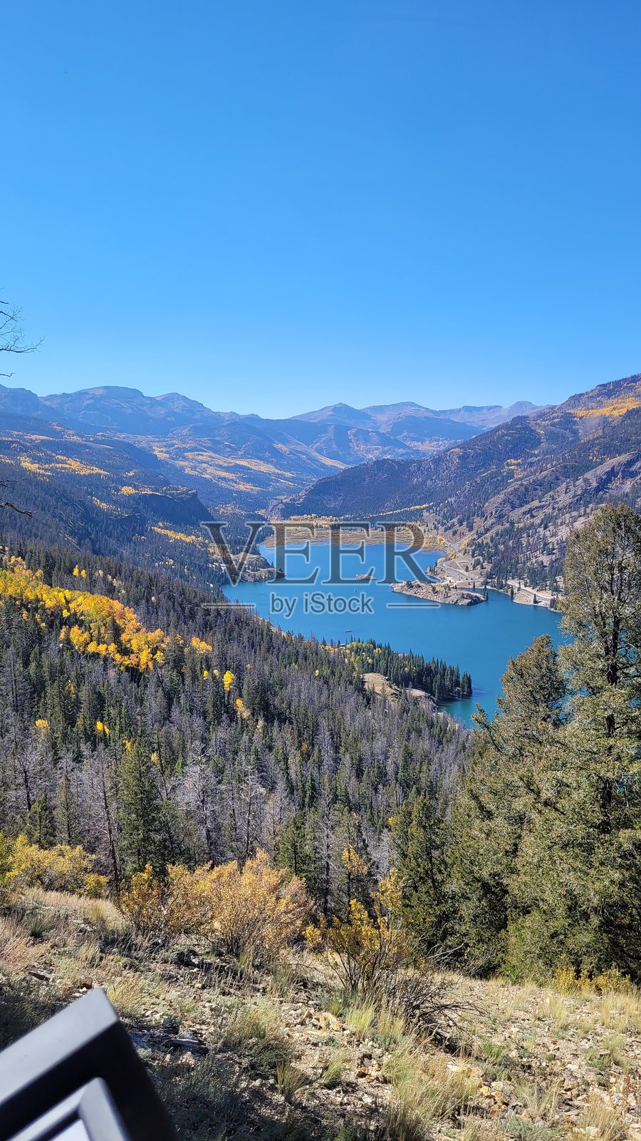 科罗拉多州湖城的湖泊照片摄影图片