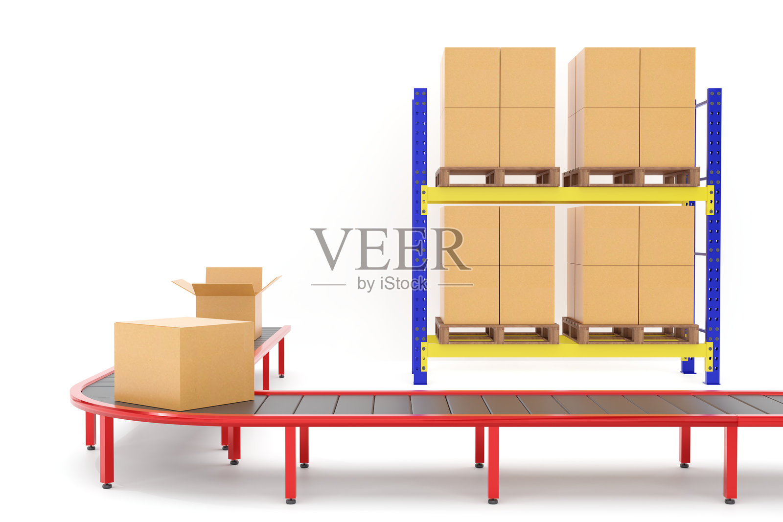 输送机-3D-083照片摄影图片