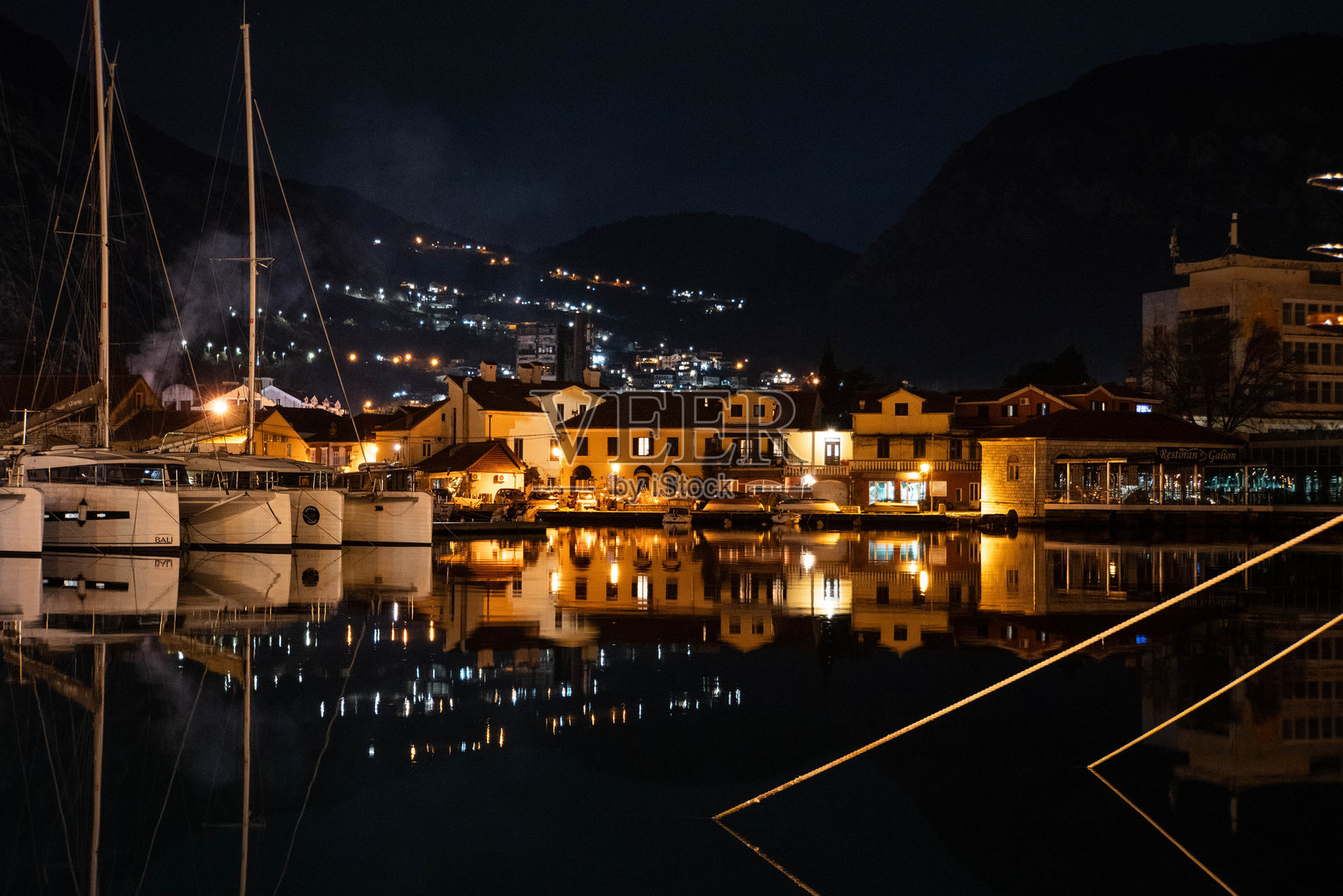 黑山科托尔港照片摄影图片