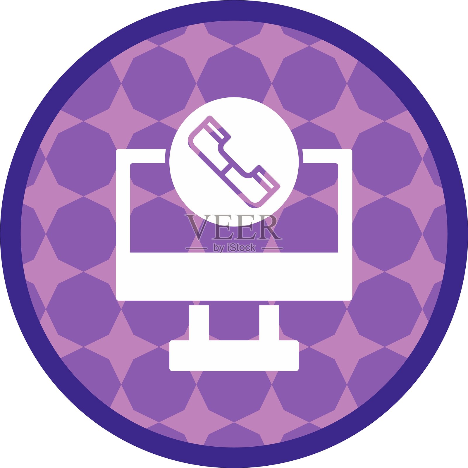 电话图标插画图片素材