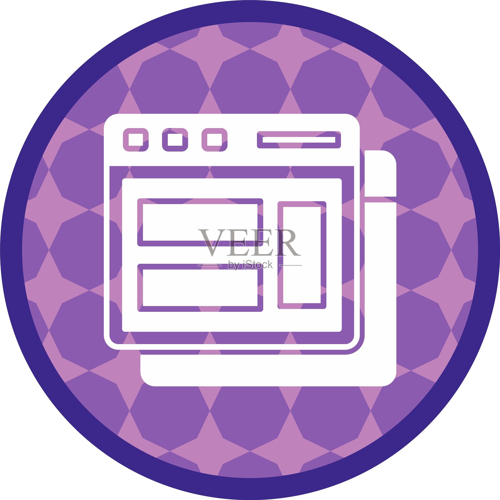 浏览器图标插画图片素材