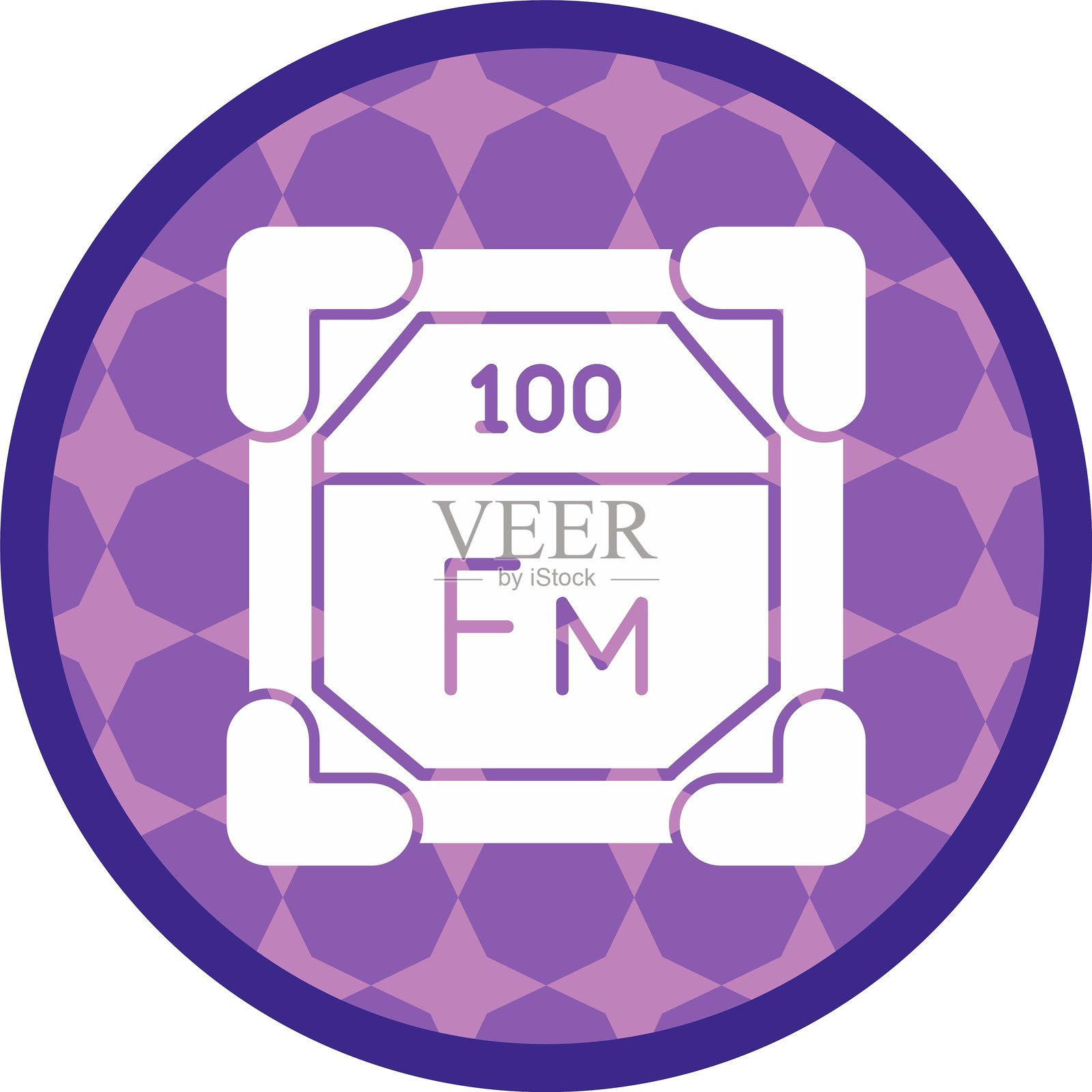 100锕系元素图标插画图片素材