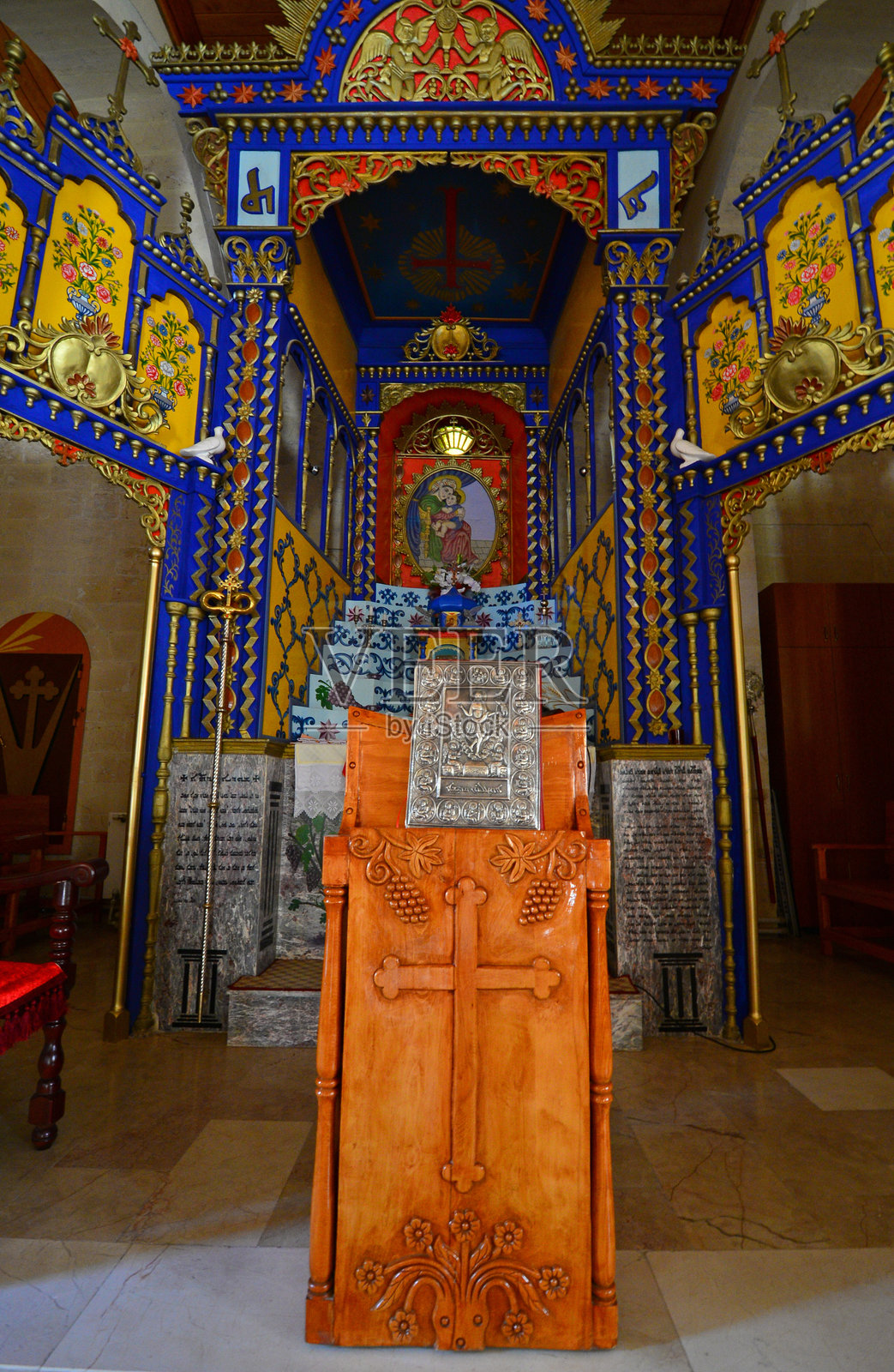 位于土耳其阿迪亚曼的摩尔彼得和摩尔保罗教堂建于20世纪,已在2023年地震中被毁。照片摄影图片