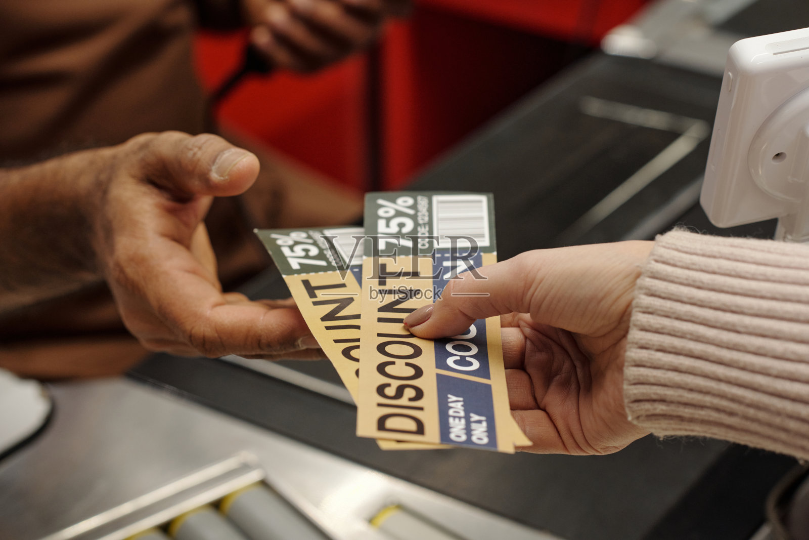 食品杂货折扣券照片摄影图片