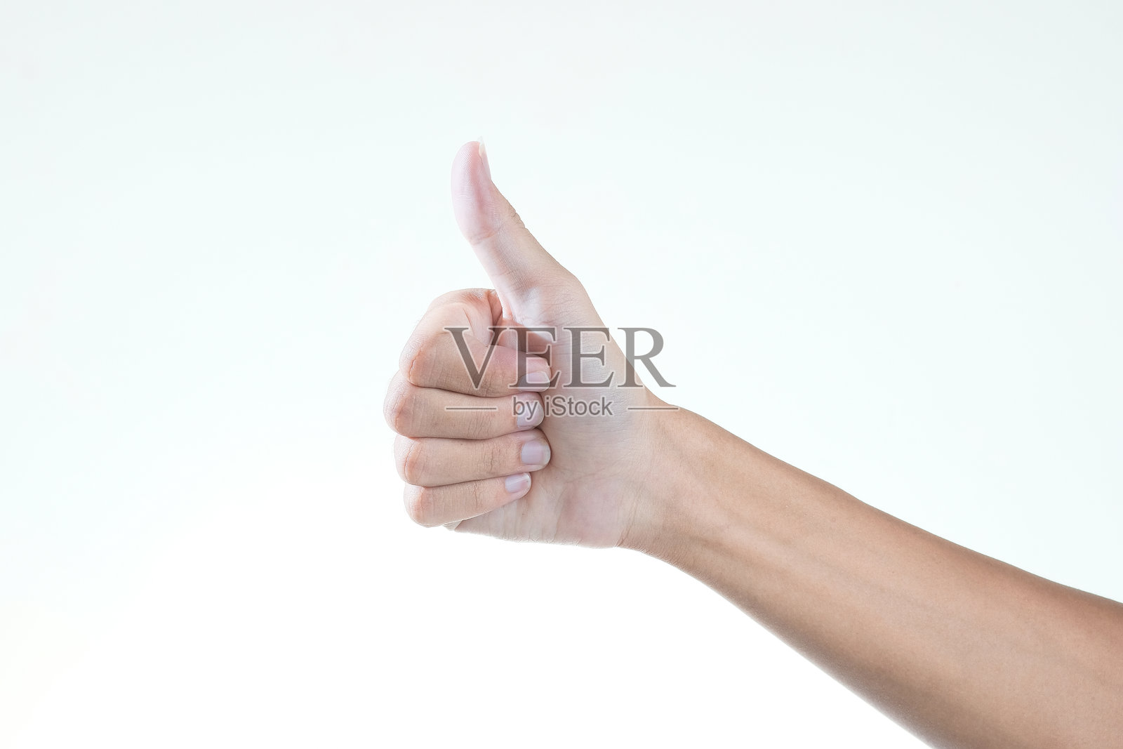 OK手势照片摄影图片