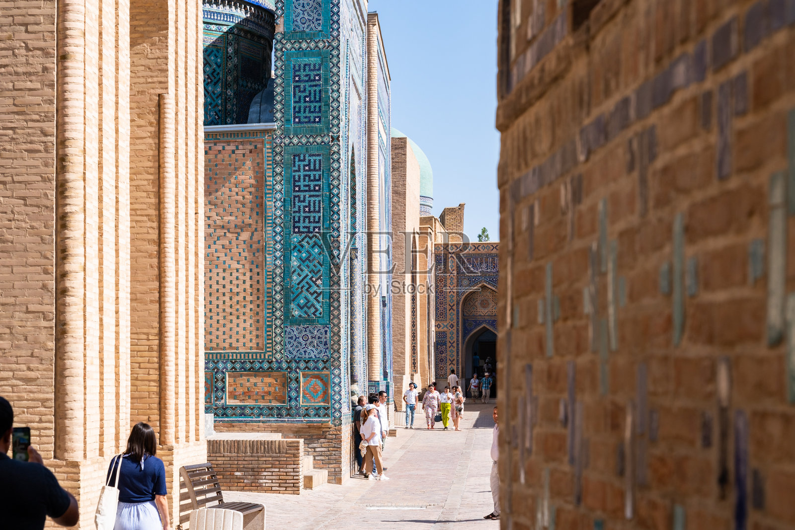 撒马尔罕，沙希·津达照片摄影图片