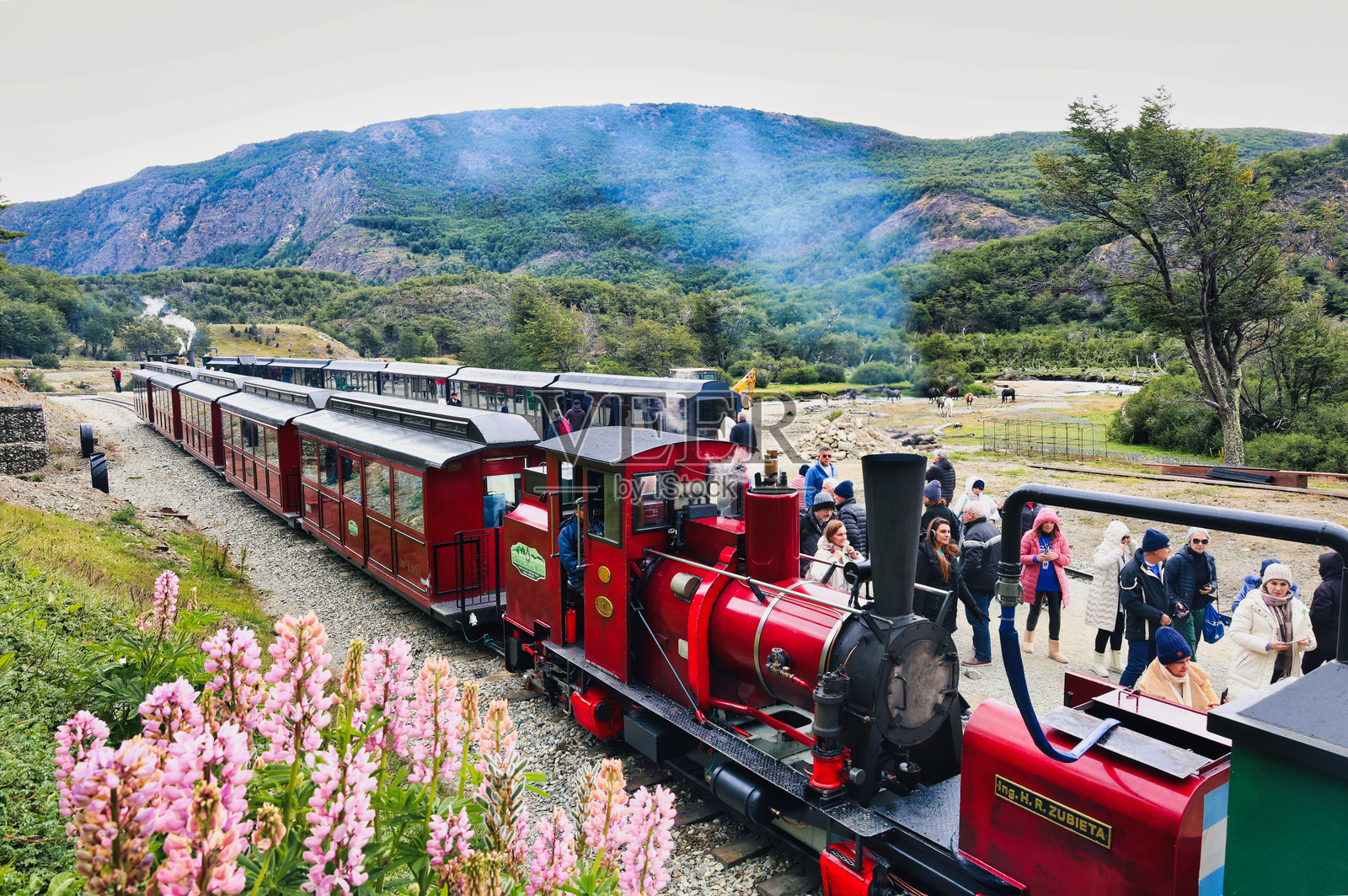 世界尽头的火车，阿根廷乌斯怀亚照片摄影图片