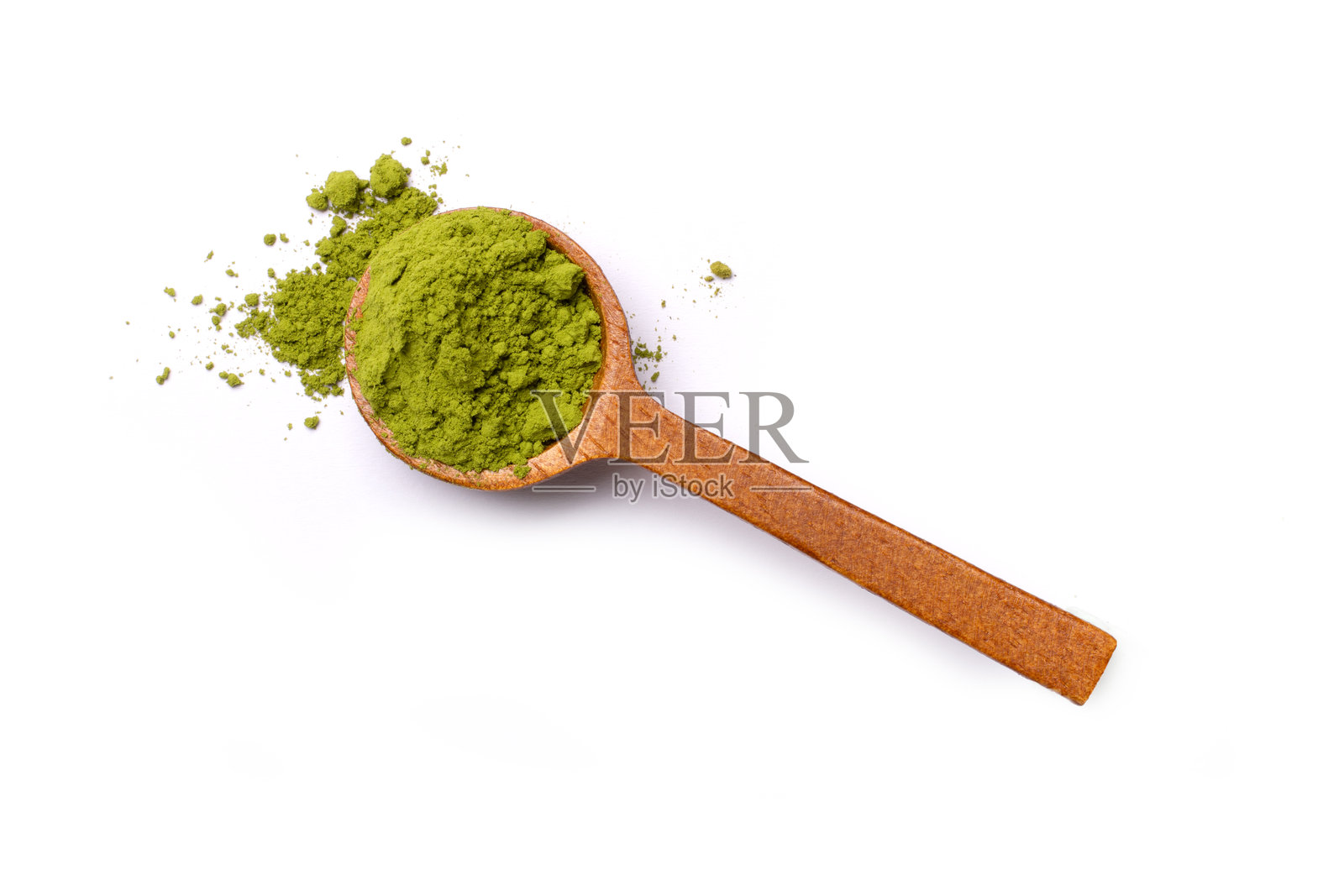 绿粉，抹茶粉照片摄影图片