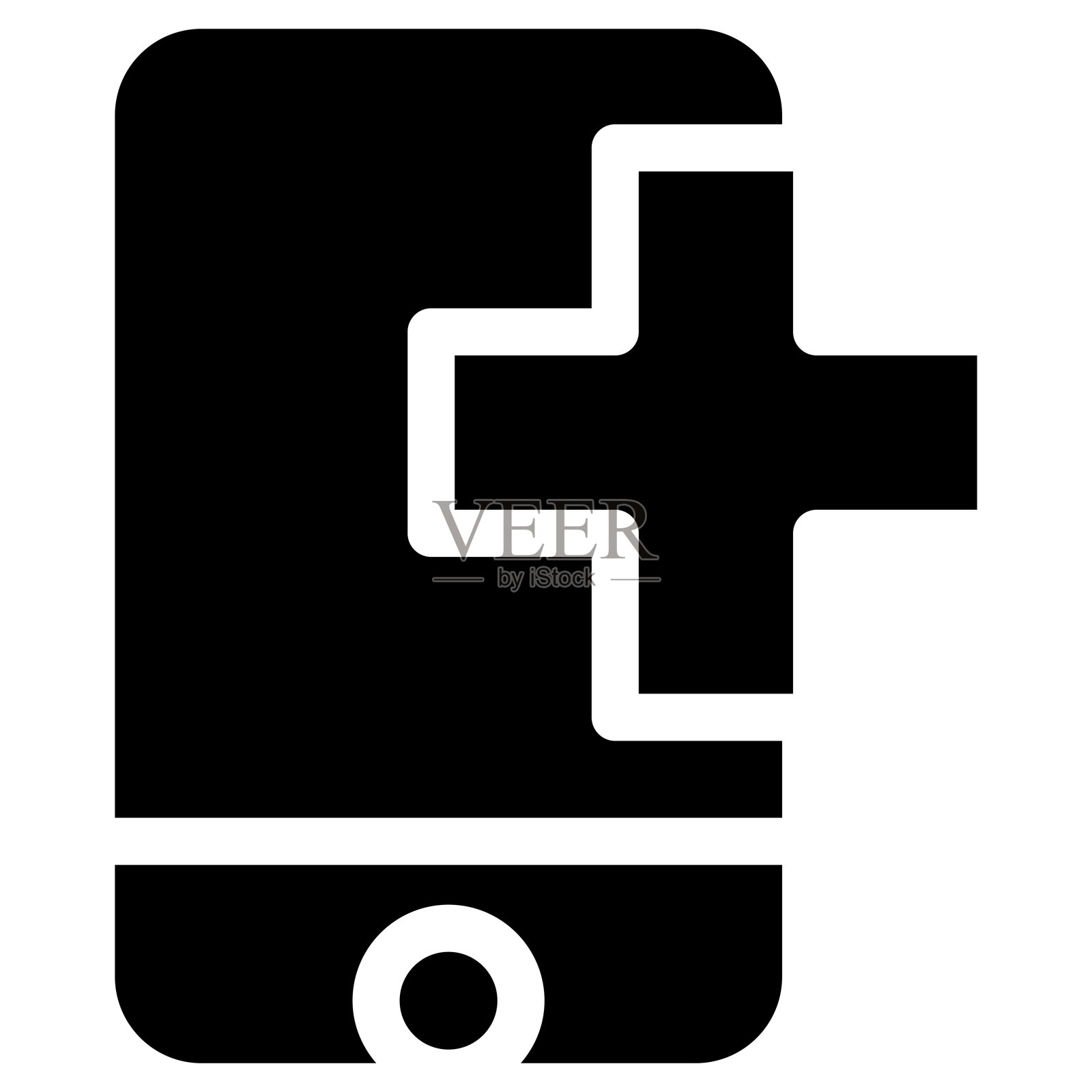 扁平图标风格的健康图标插画图片素材