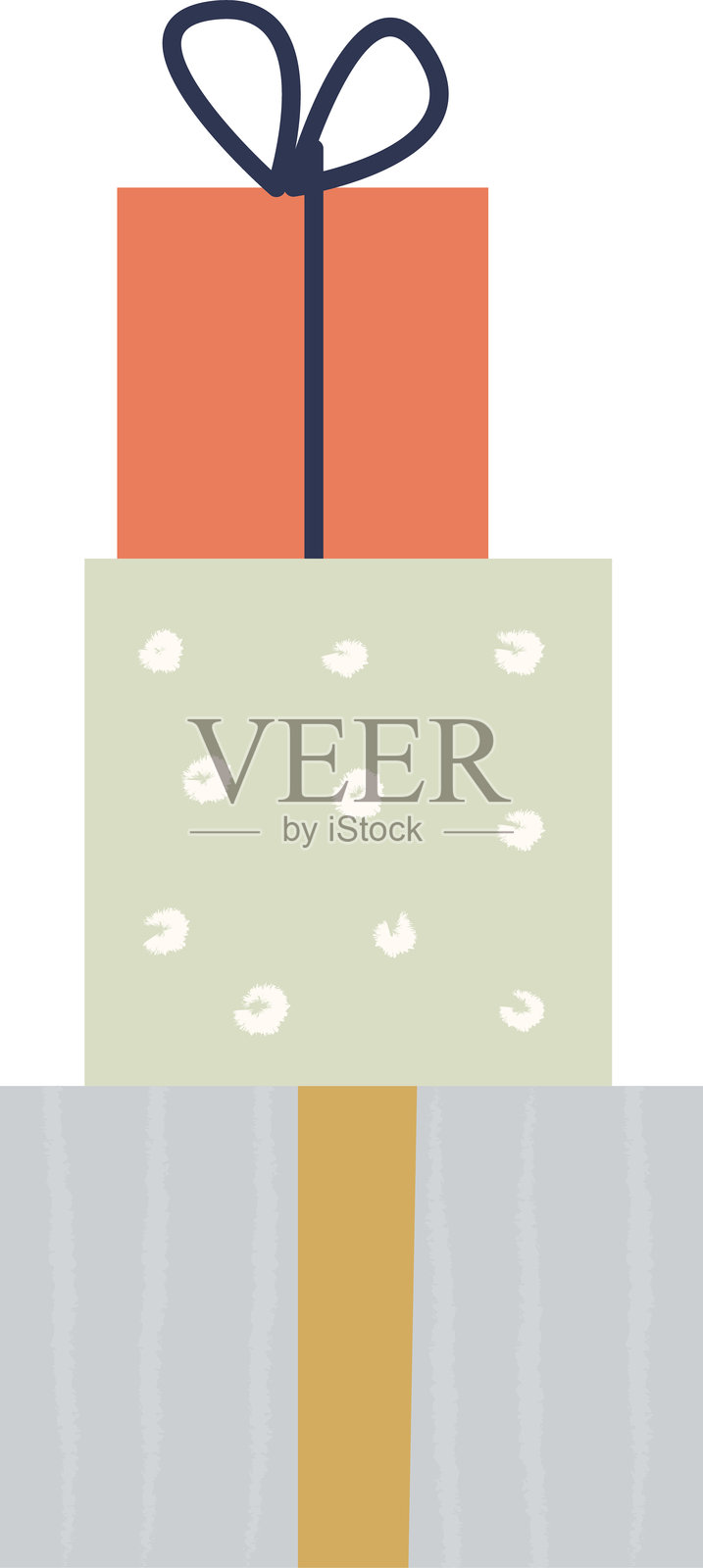 可爱的动物们在生日派对游行中开车经过插画图片素材