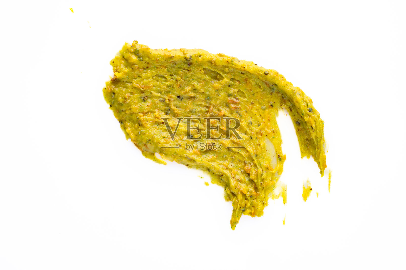 美味的开心果酱在白色背景上照片摄影图片