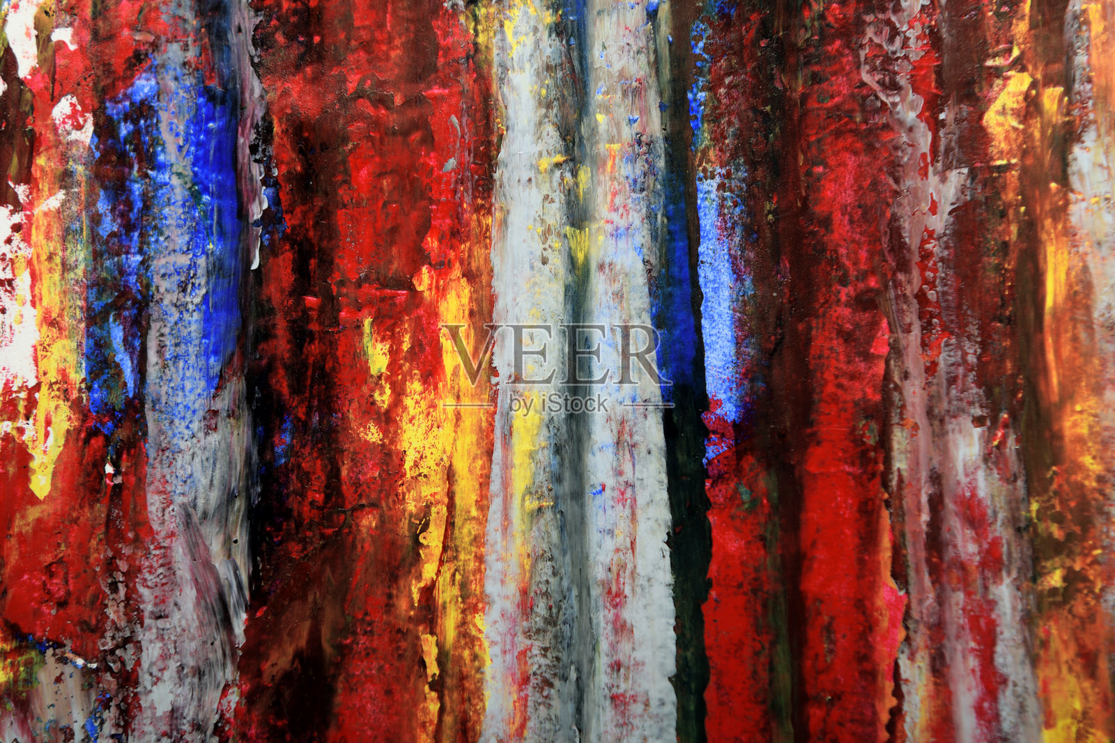 多彩的抽象艺术背景，包含刷子笔触照片摄影图片