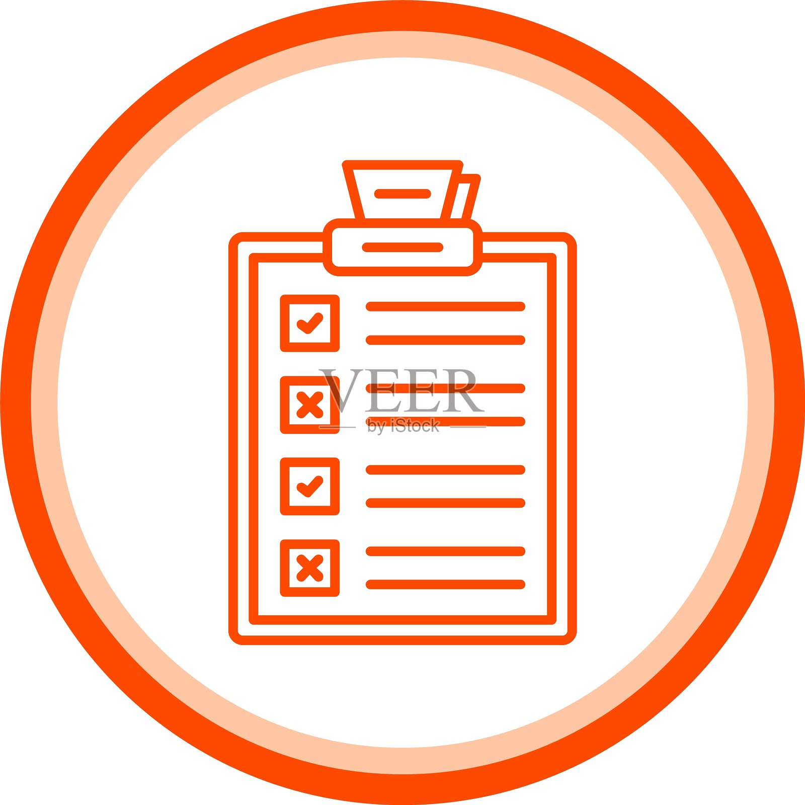 剪贴板图标插画图片素材