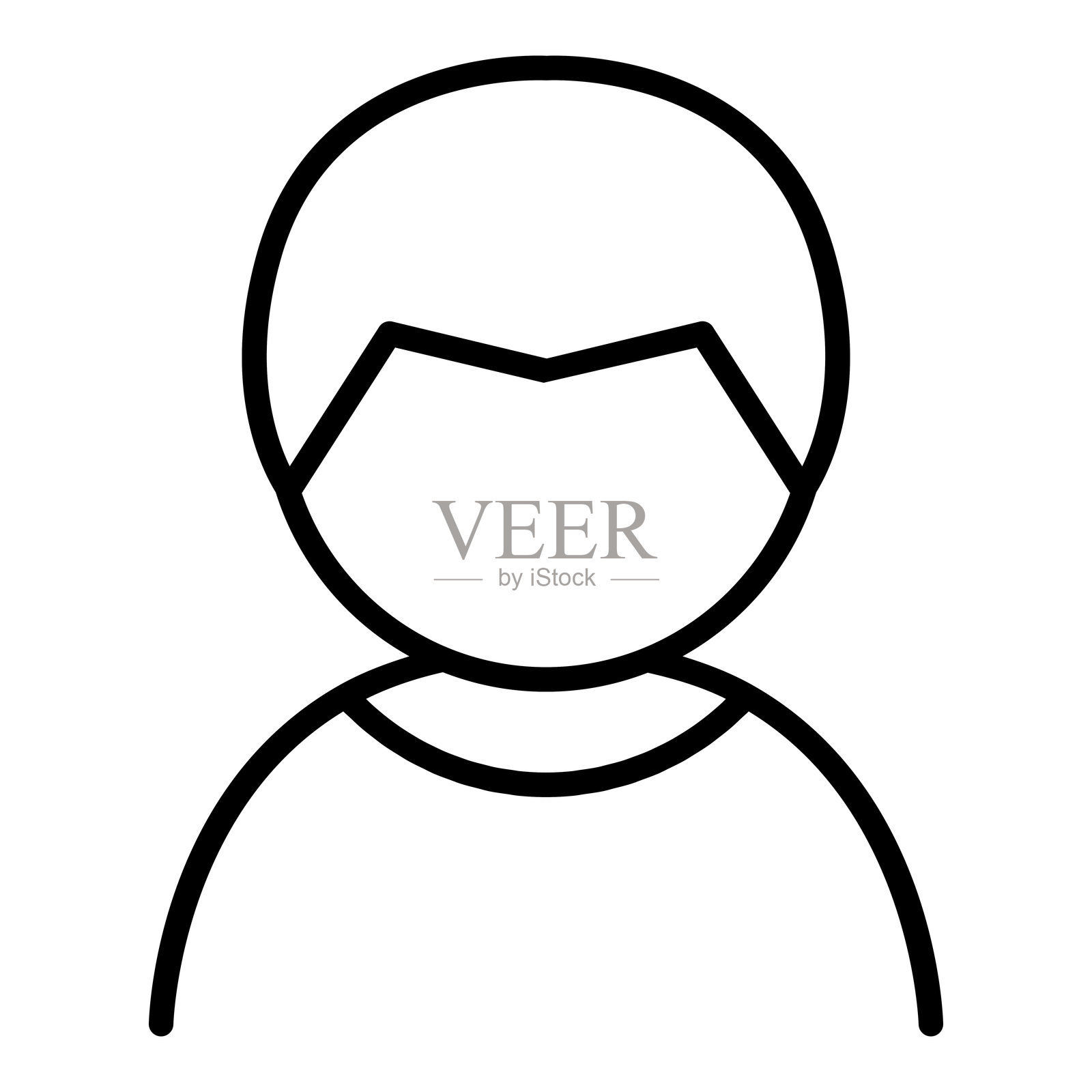 男孩图标插画图片素材