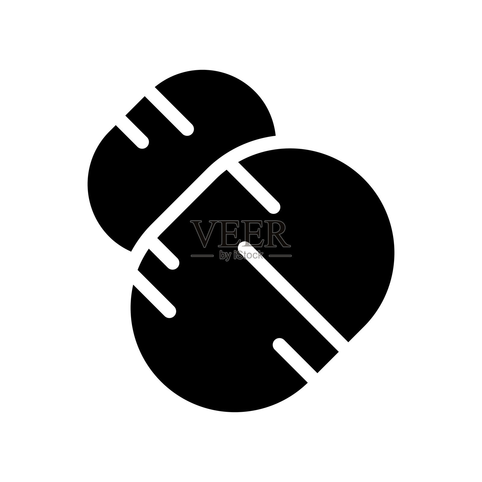 平面图标风格的土豆图标插画图片素材