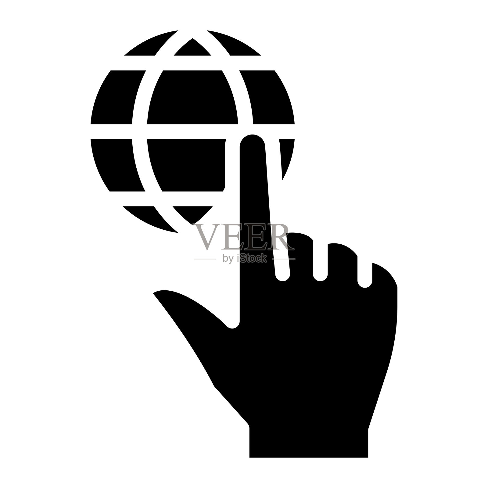 互联网连接图标插画图片素材