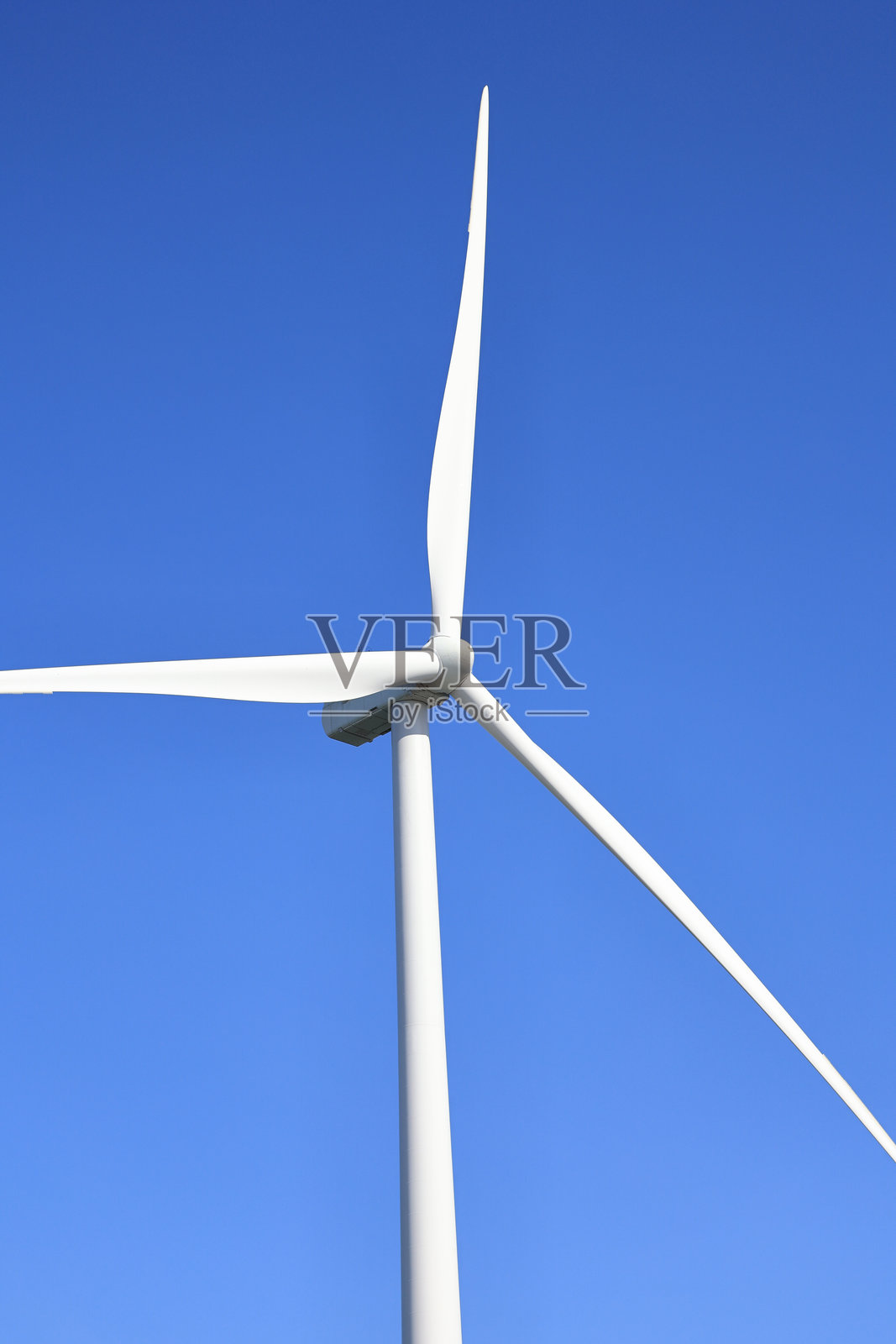 风力发电机。照片摄影图片