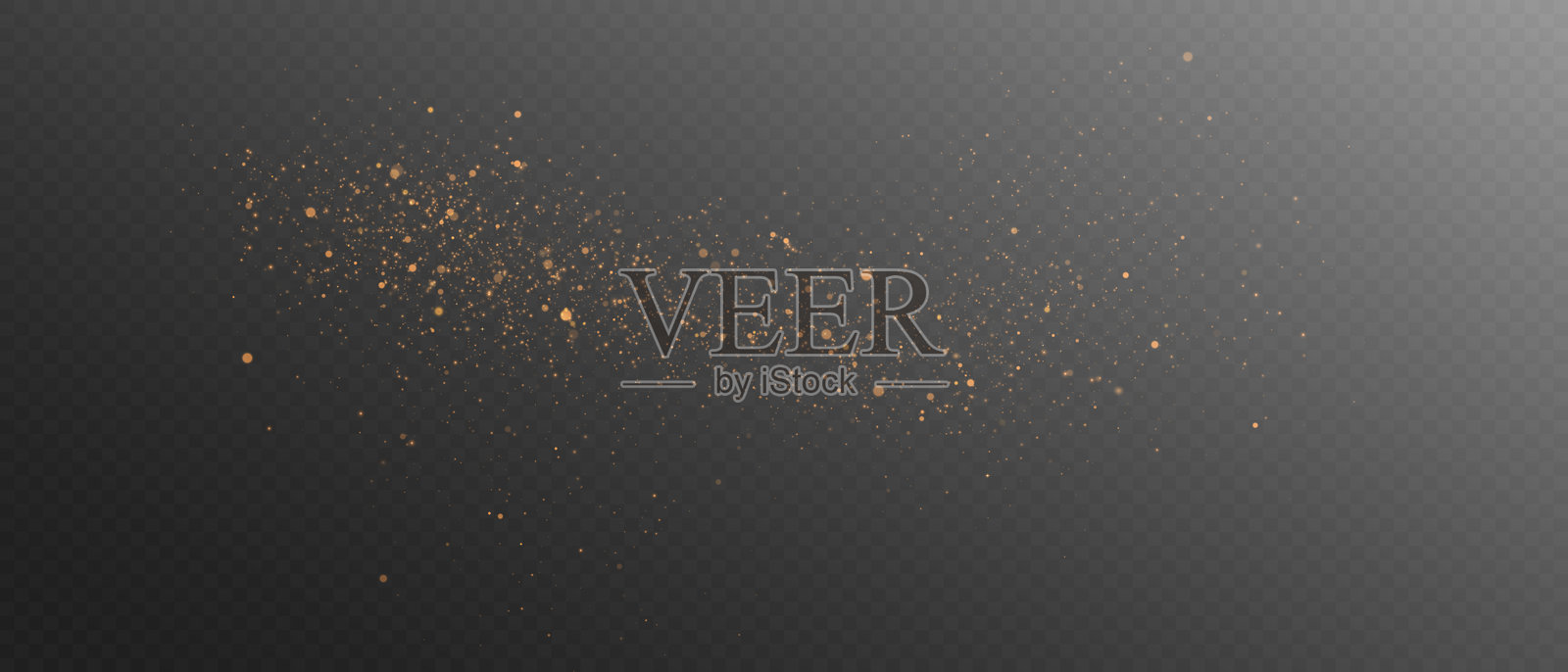 闪烁的尘埃。散景灯光。节日设计。白色PNG尘埃光点。散景光效背景。闪耀尘埃的圣诞背景。用于卡片、邀请函、横幅和广告的节日粉尘。插画图片素材