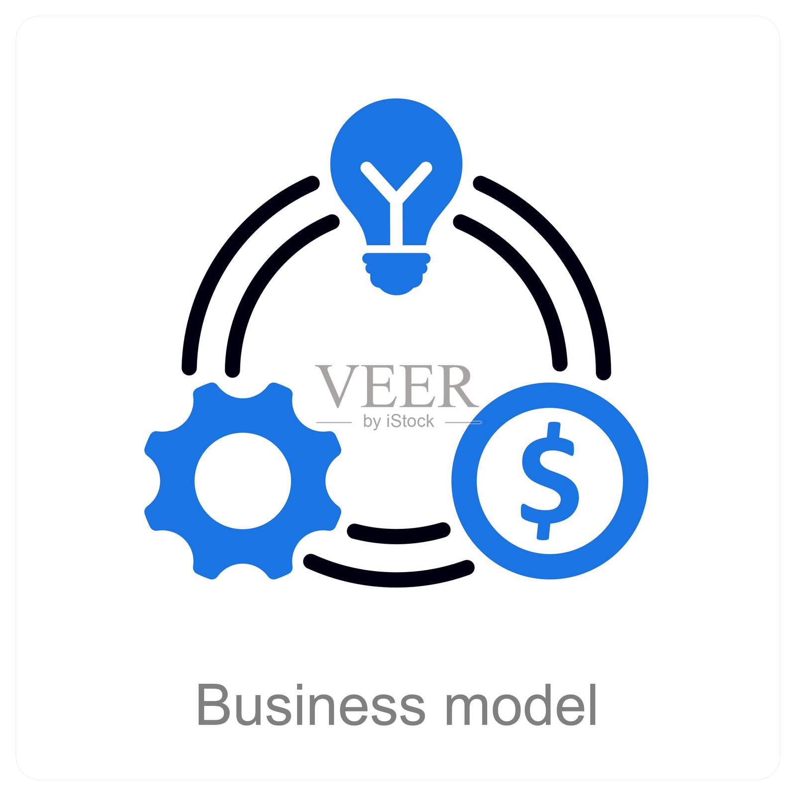 商业模式插画图片素材