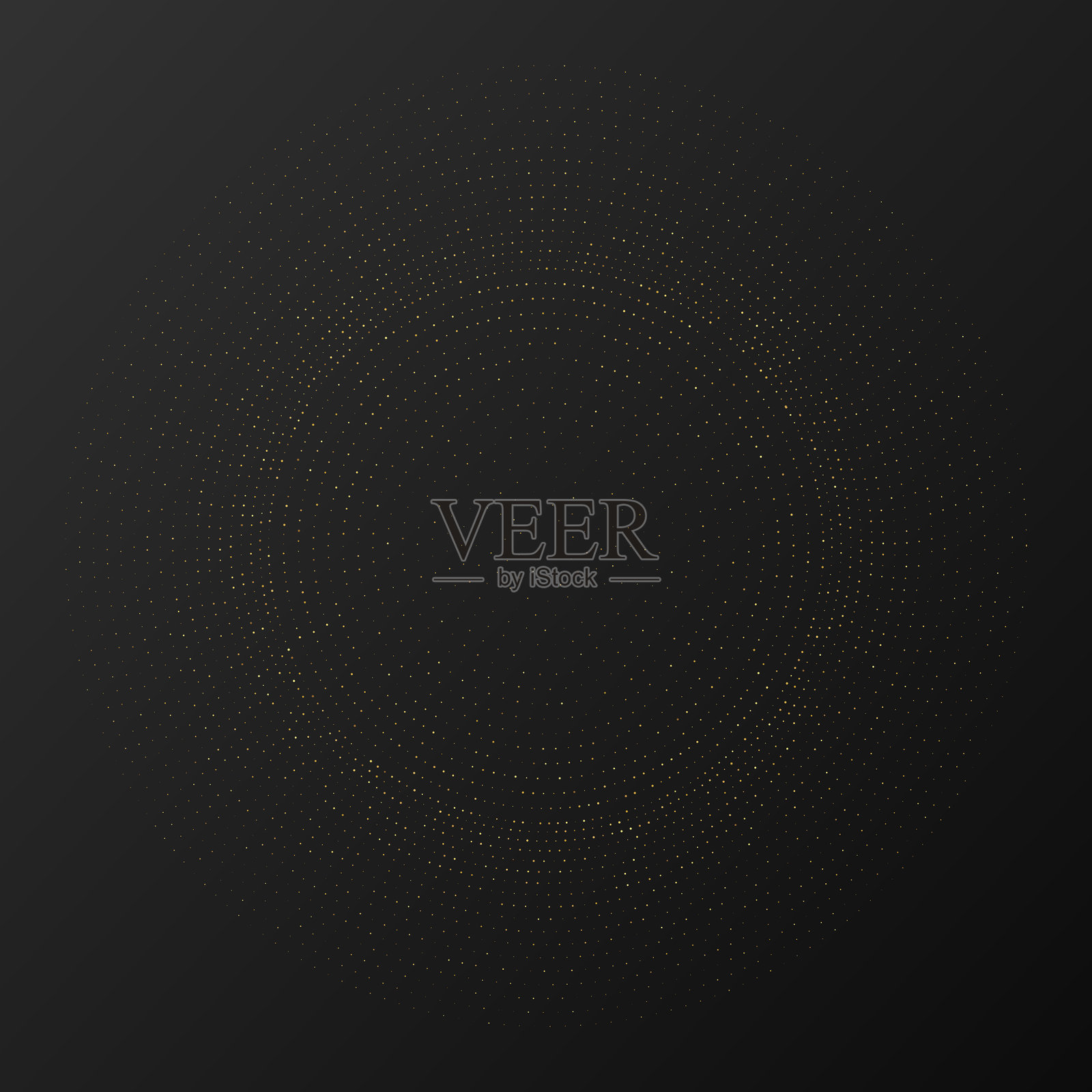 抽象金色发光半色调点状背景插画图片素材