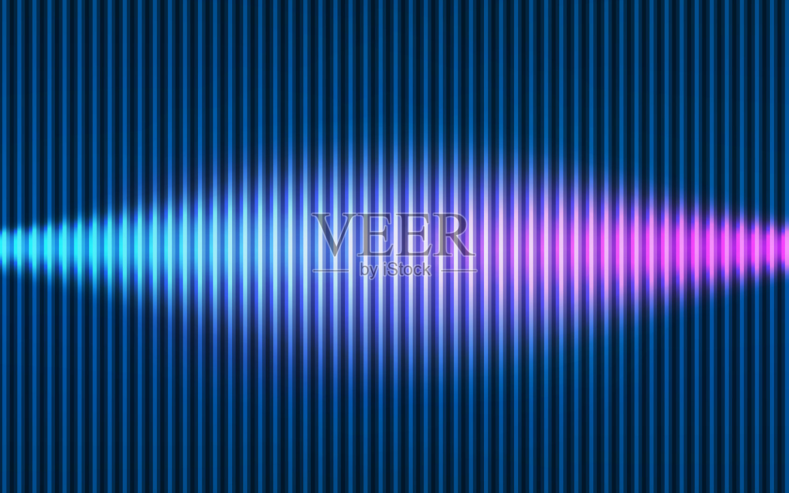 霓虹灯条纹抽象背景，蓝色和粉色的多彩设计插画图片素材