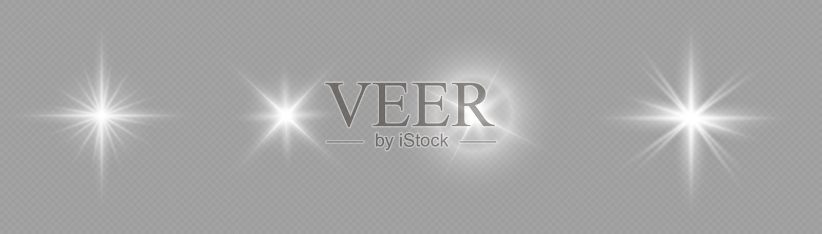 发光的光束与闪光点。发光效果、爆炸、闪光、散景、灰尘、线条、镜头光晕、阳光闪烁、火花、星星的集合。抽象图像光晕，星星。矢量插图插画图片素材