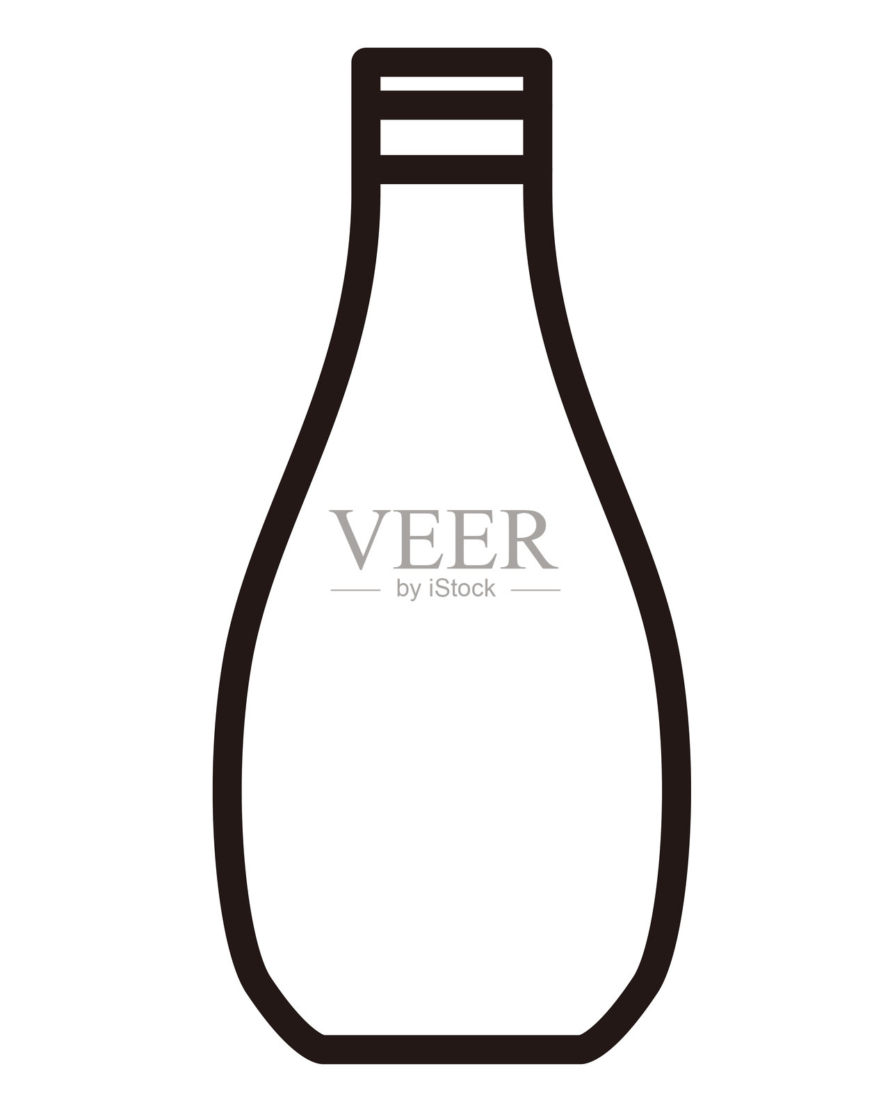 简单的瓶子插图插画图片素材