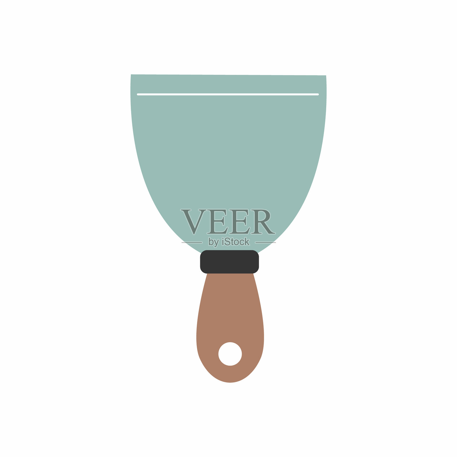 用于陶土工作的工具。白色背景上的陶艺插图。插画图片素材