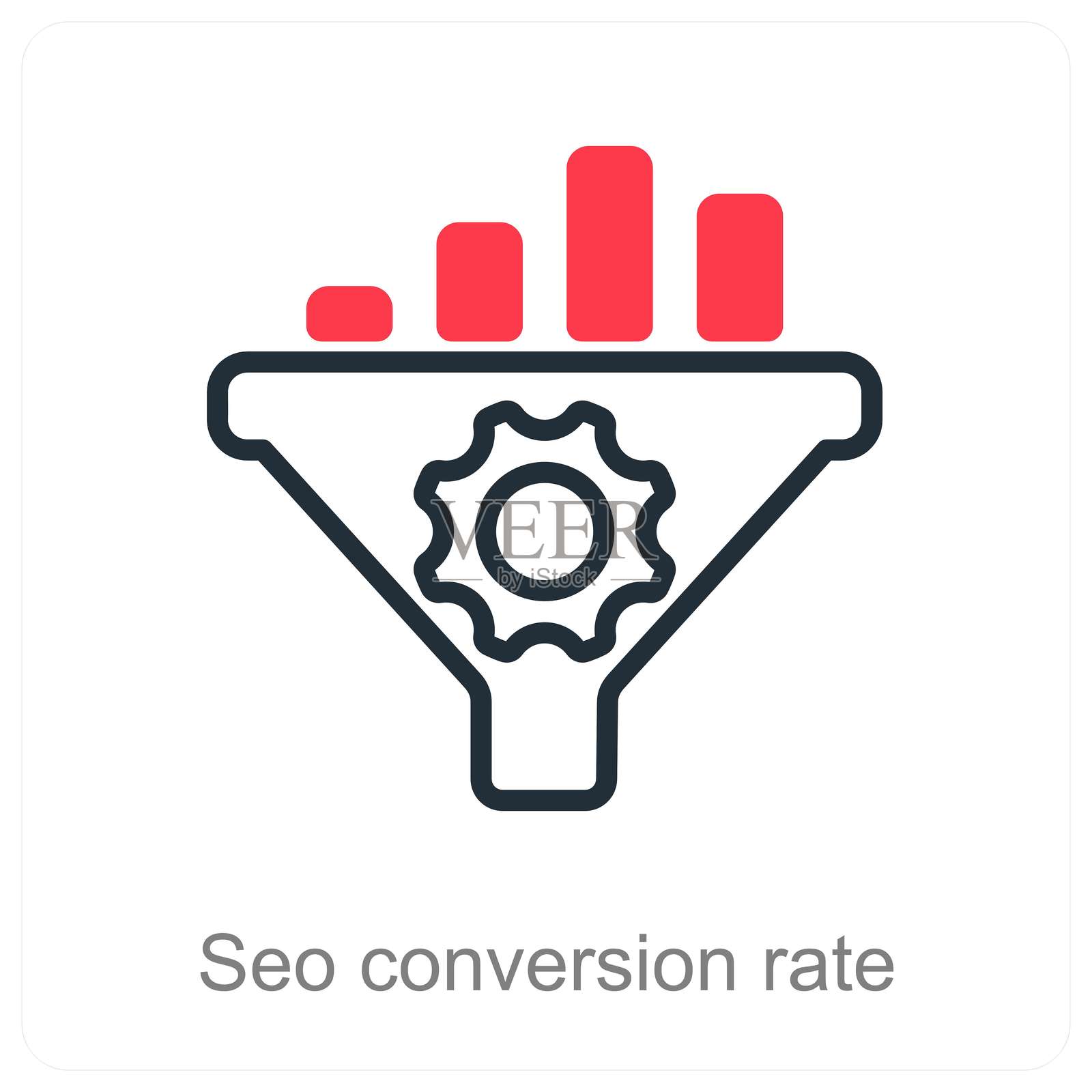 搜索引擎优化转化率插画图片素材