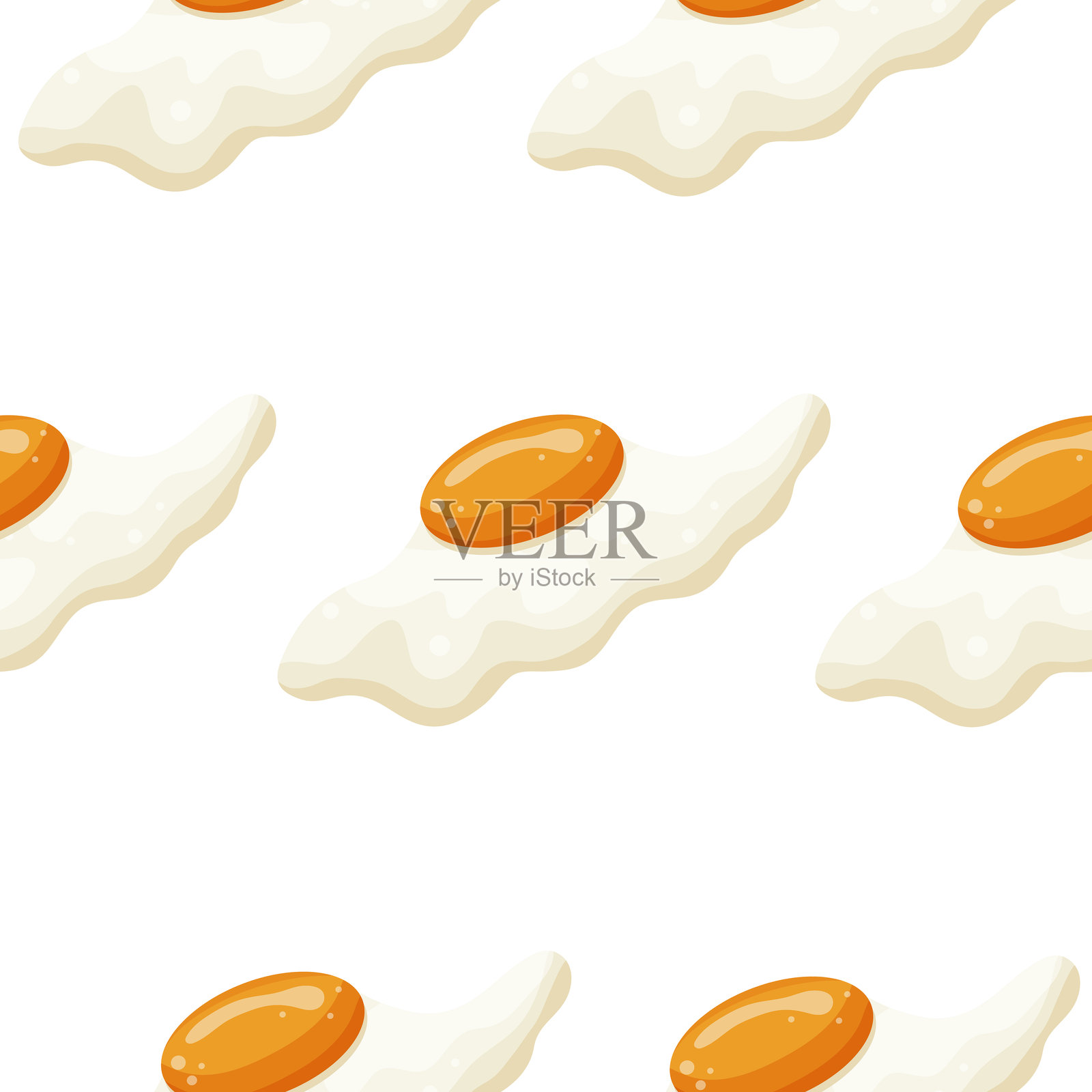 鸡蛋图案插画图片素材