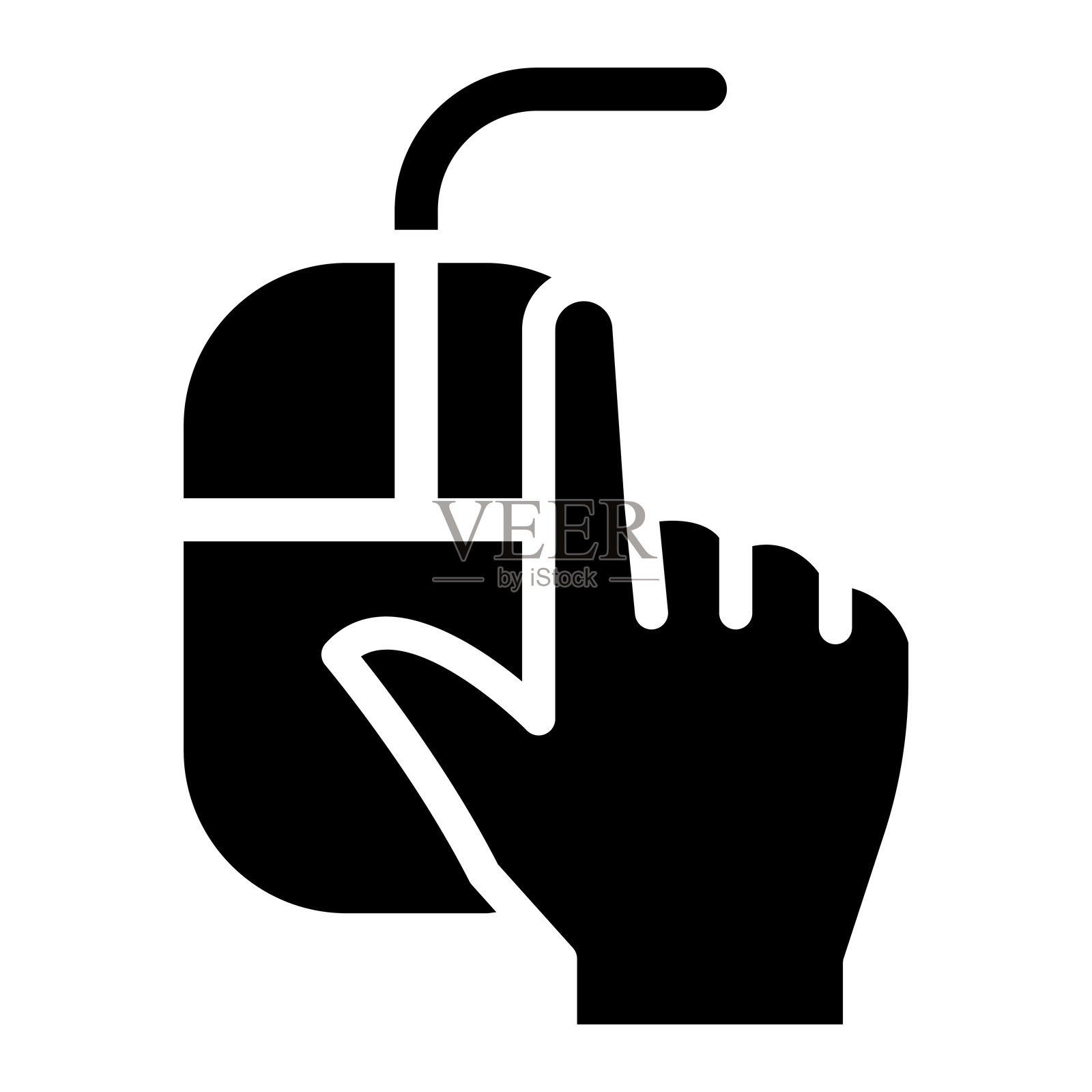 双击图标插画图片素材