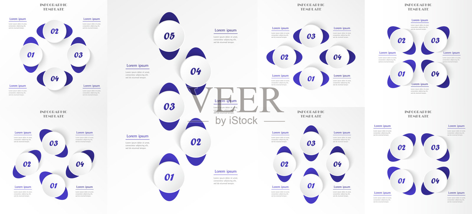 矢量商务演示模板插画图片素材